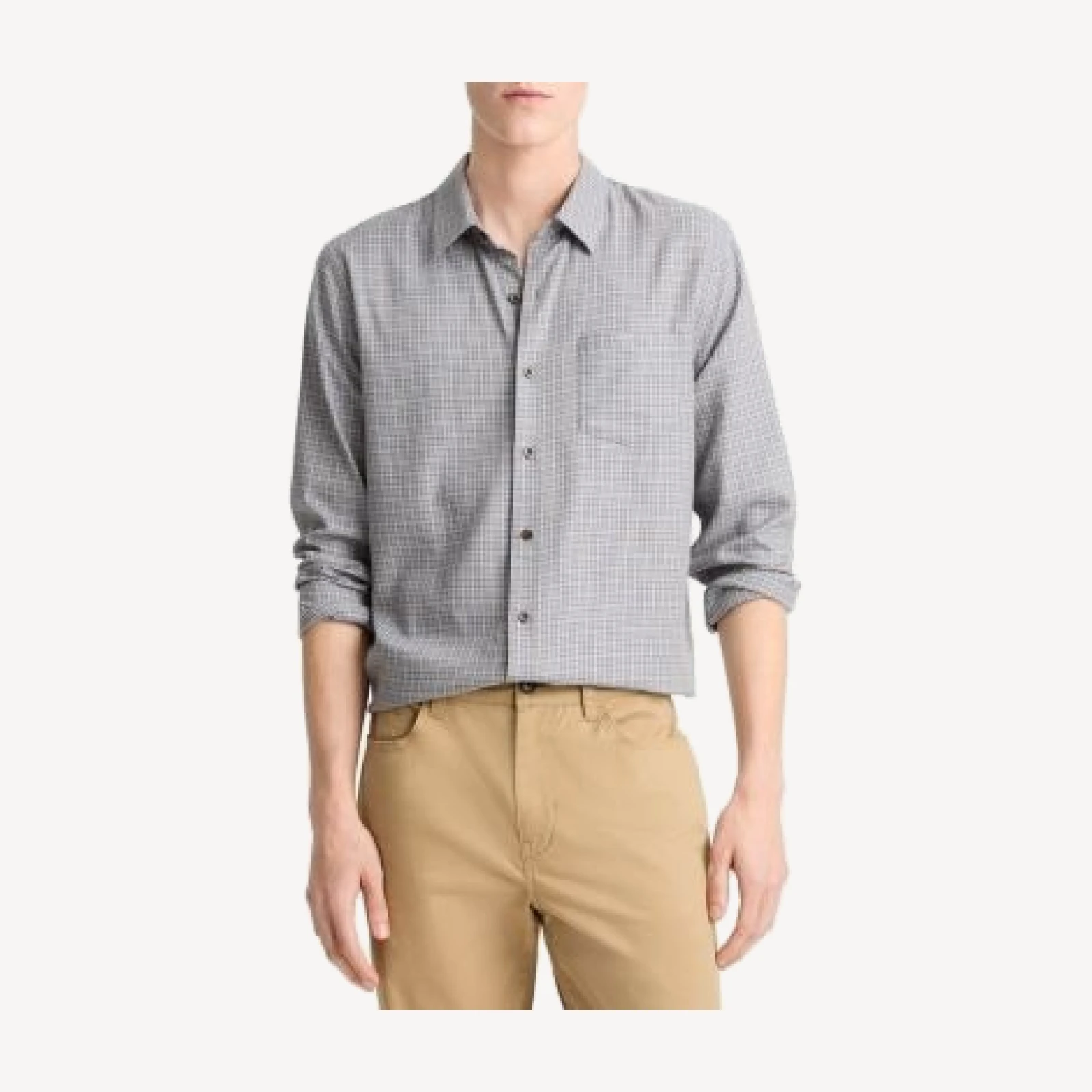 Vince Genesse Plaid Pocket Shirt