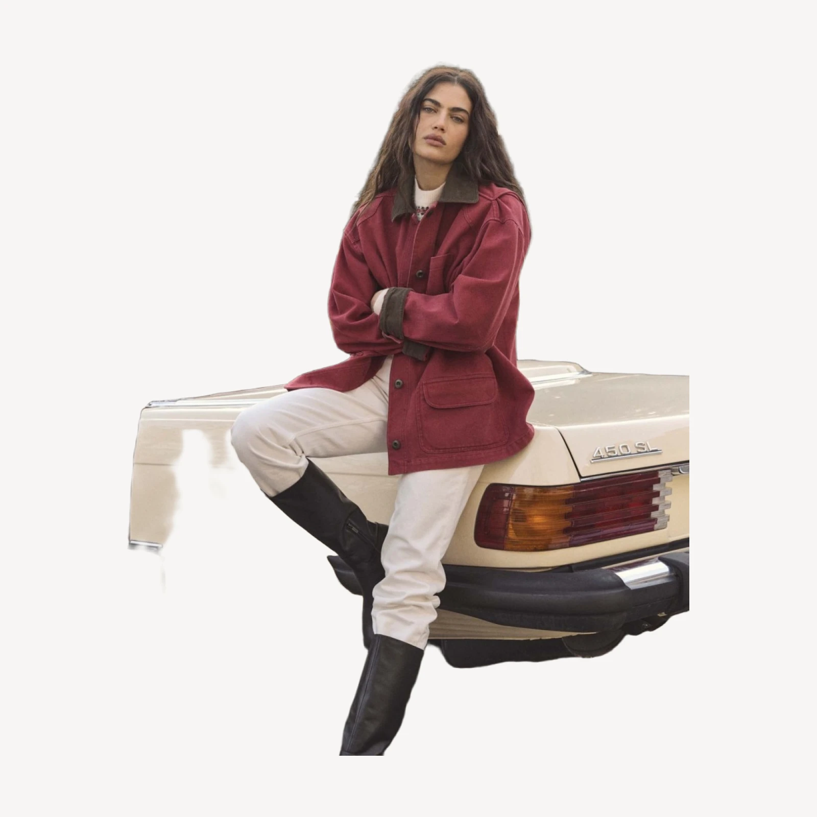 PASCUAL JACKET -- WASHED CRIMSON
