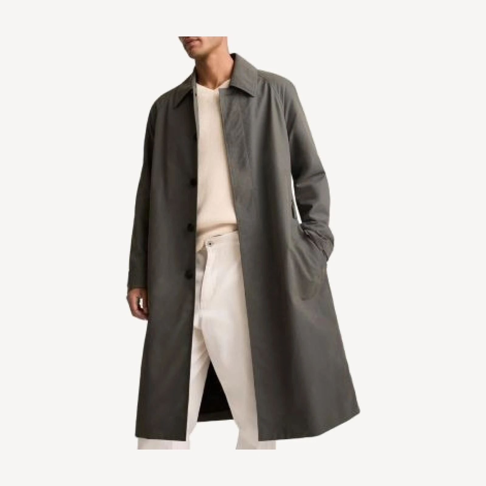 Vince Single Breasted Trench Coat