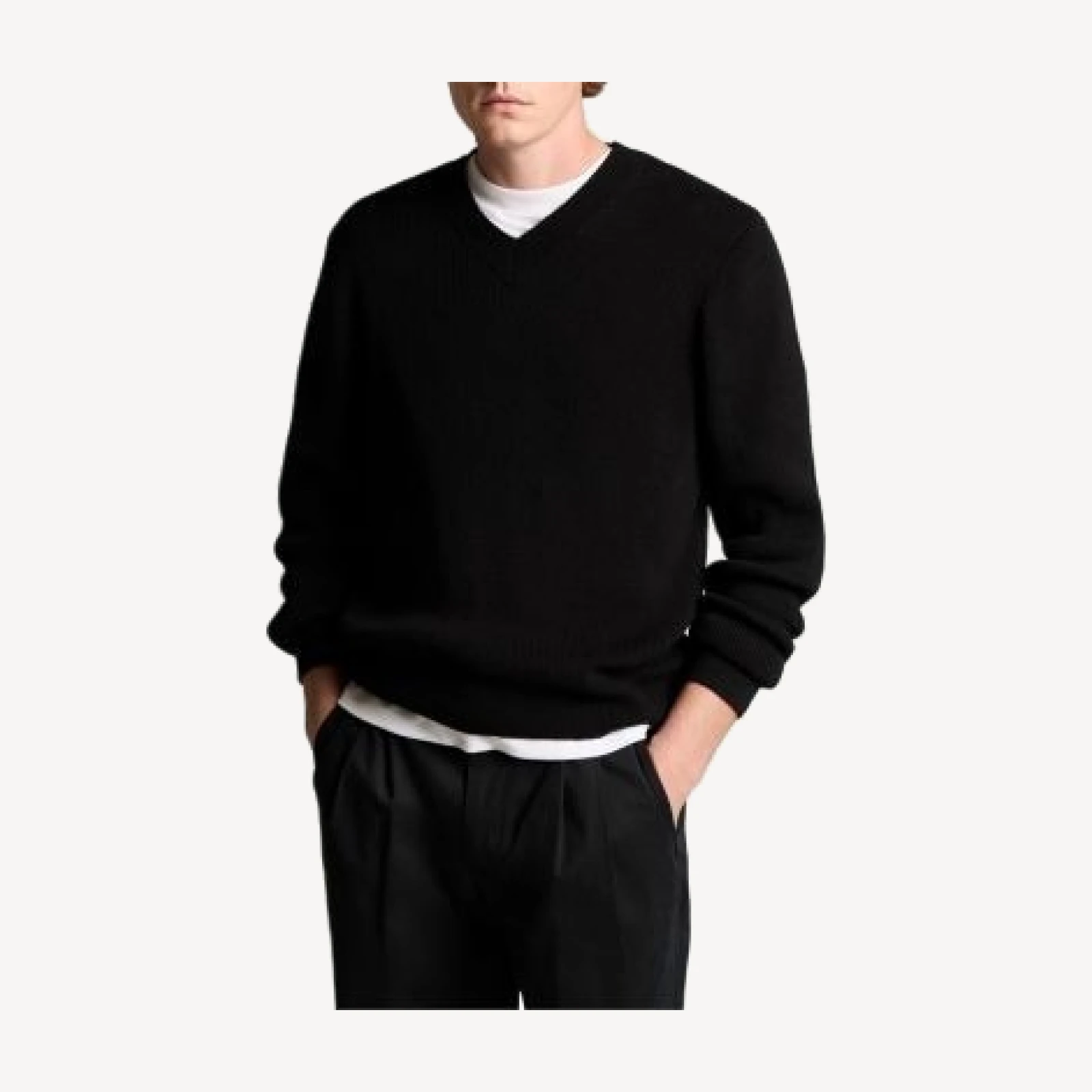 Vince Spring Rib V-Neck Sweater