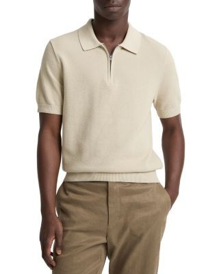 Vince Pique Zip Polo