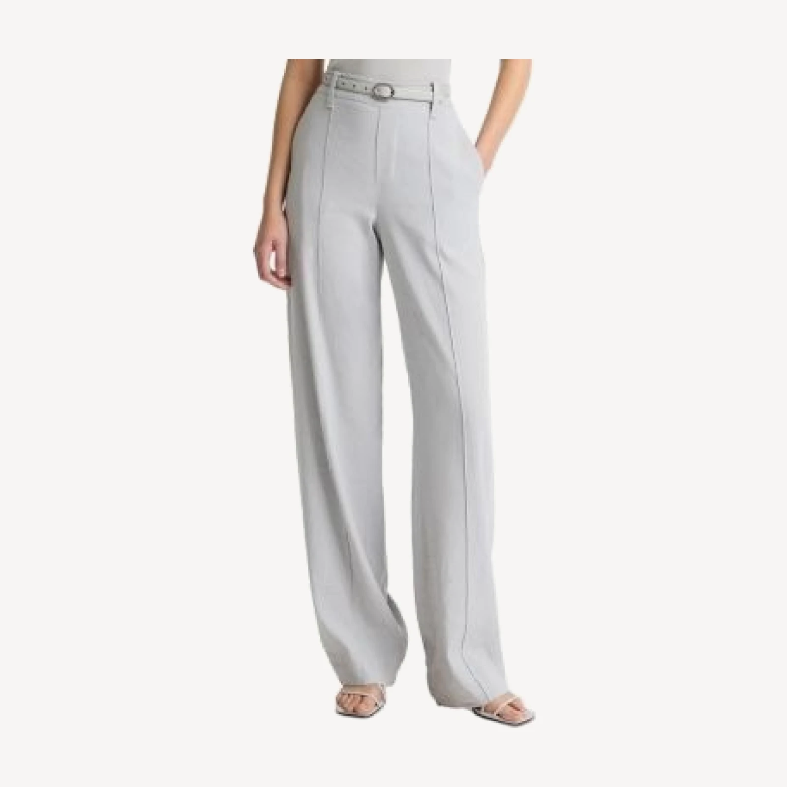 Vince Linen-Blend High-Rise Pull-On Pant