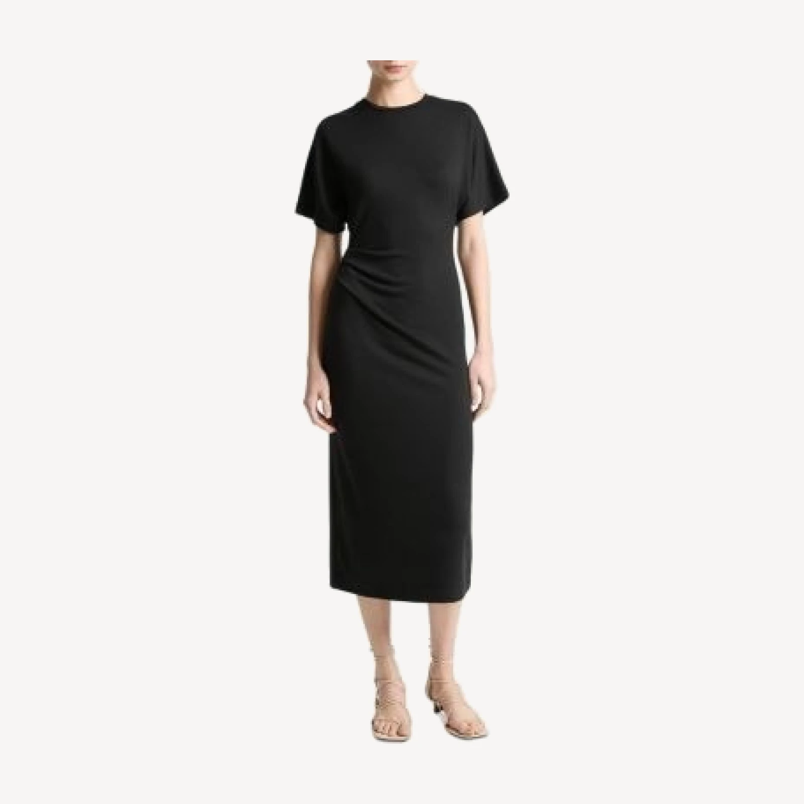 Vince Ruched Midi Dress