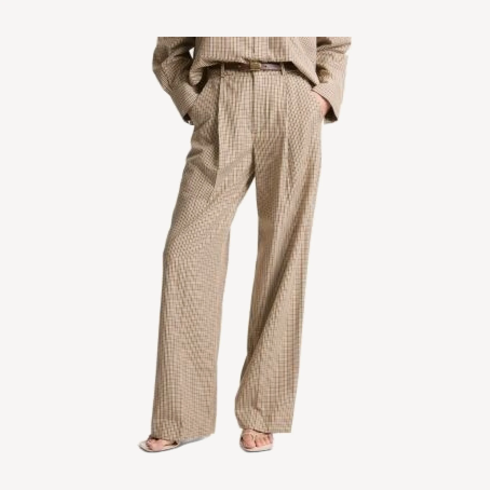 Vince Camille Mid Rise Wide Leg Pants