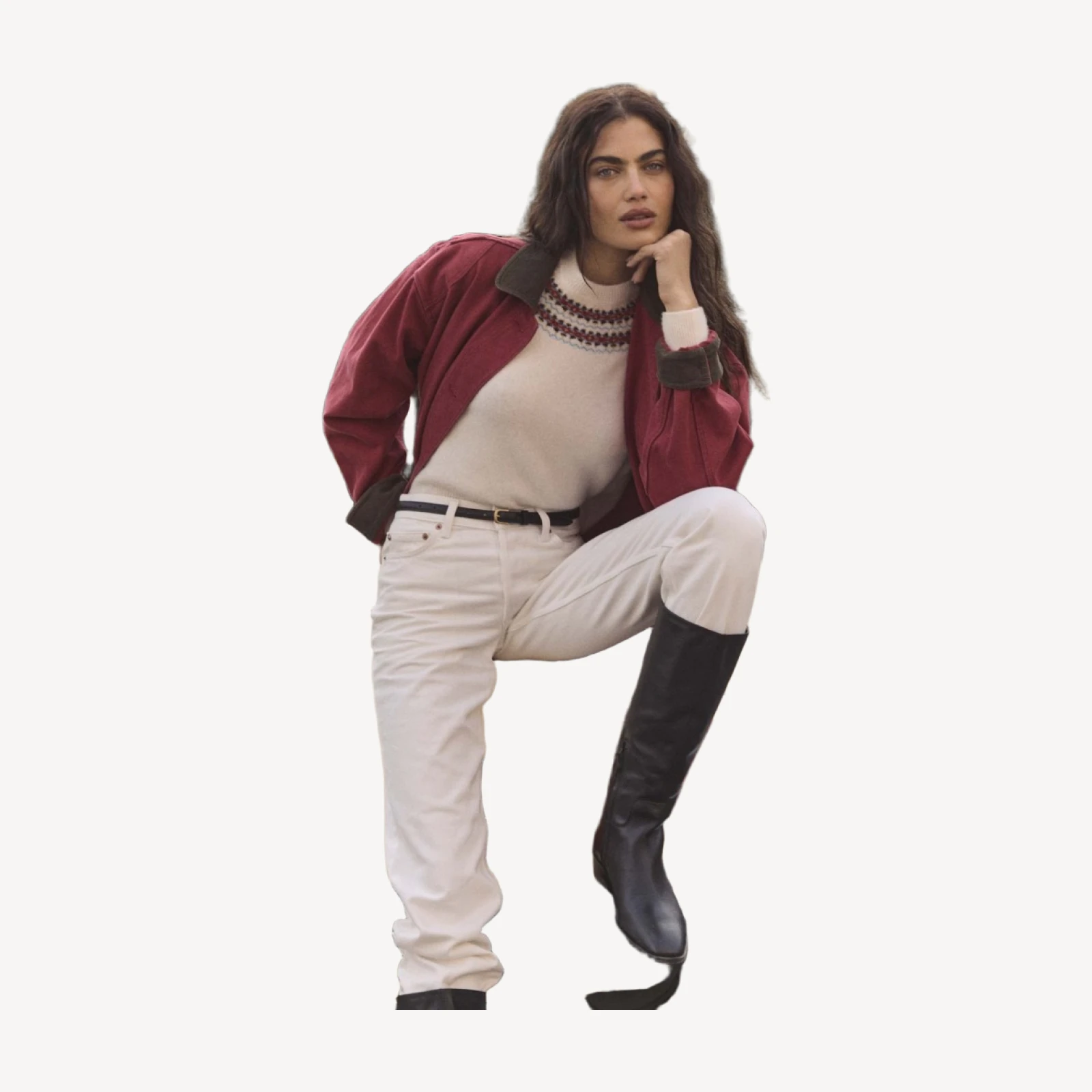 PASCUAL JACKET -- WASHED CRIMSON