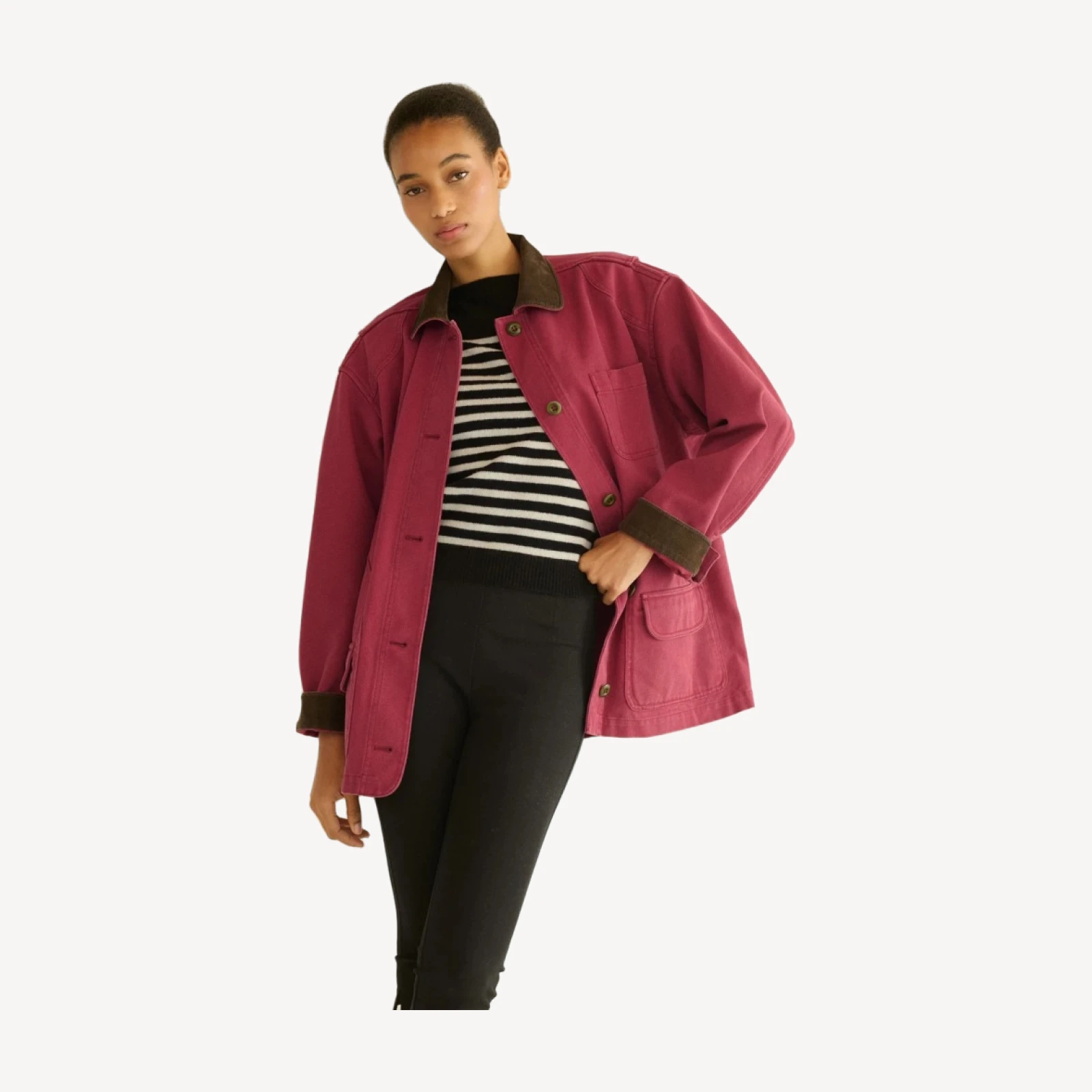 PASCUAL JACKET -- WASHED CRIMSON