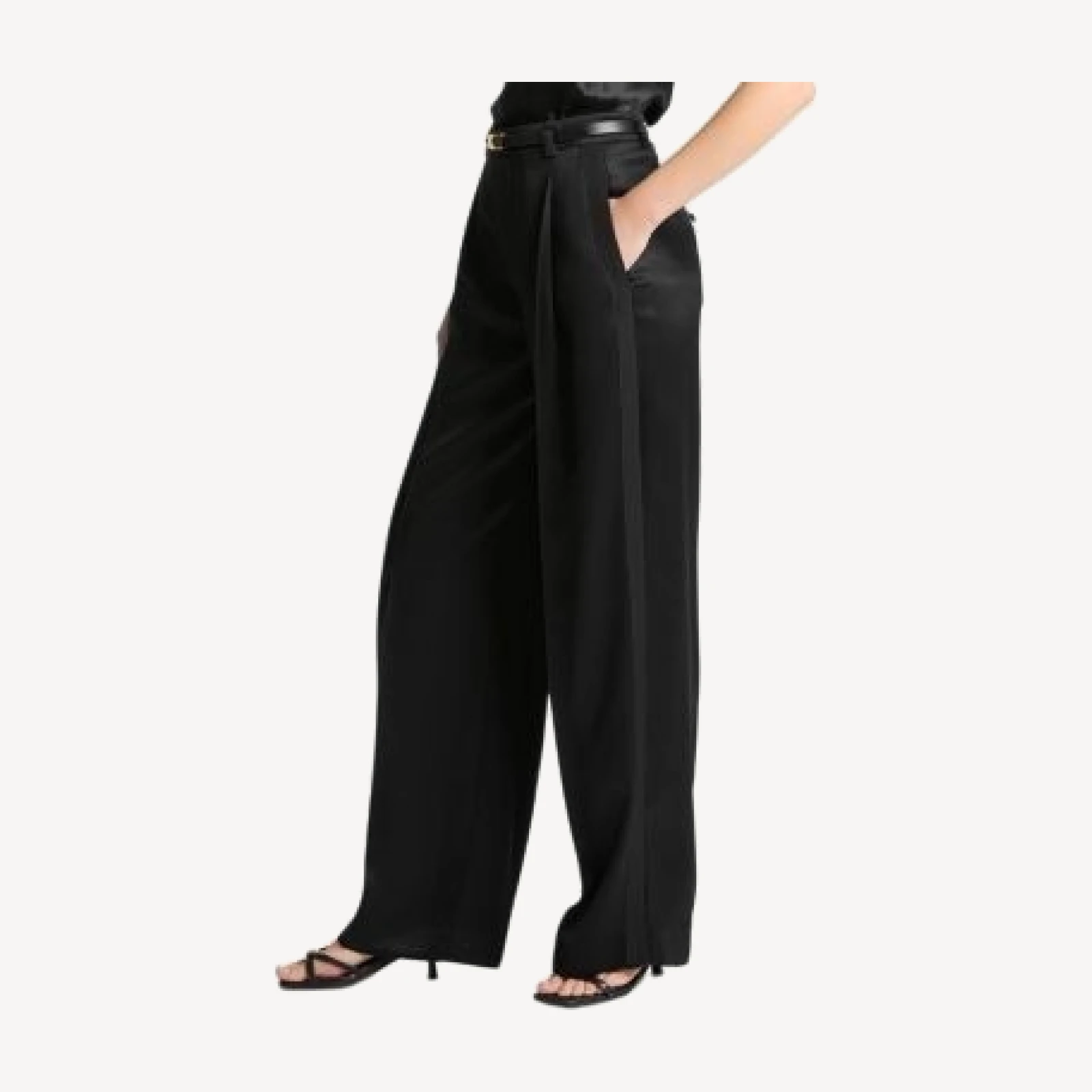 Vince High Waist Satin Pants
