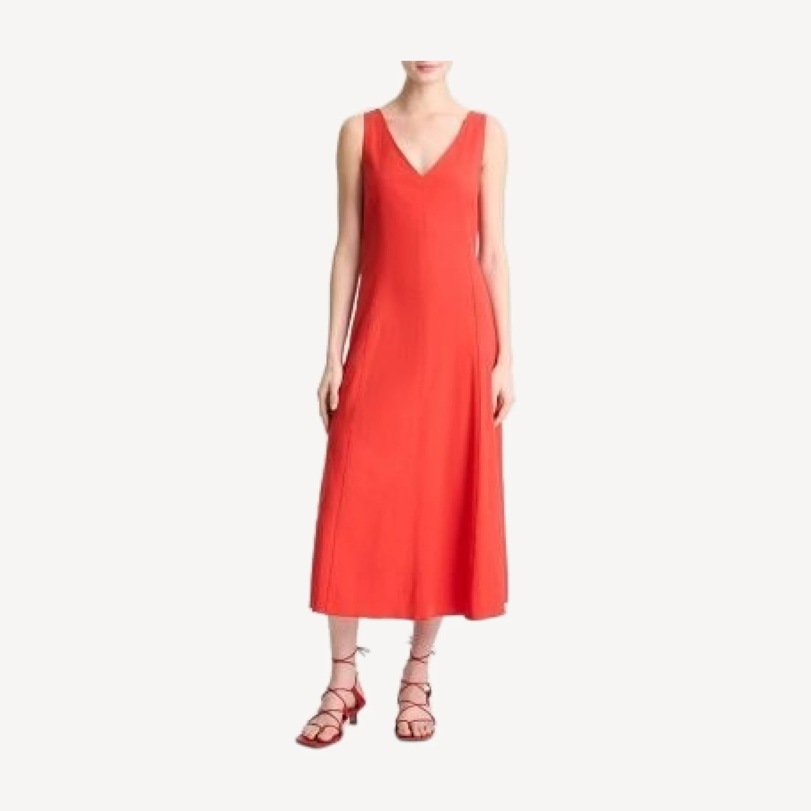 Vince V Neck Dress