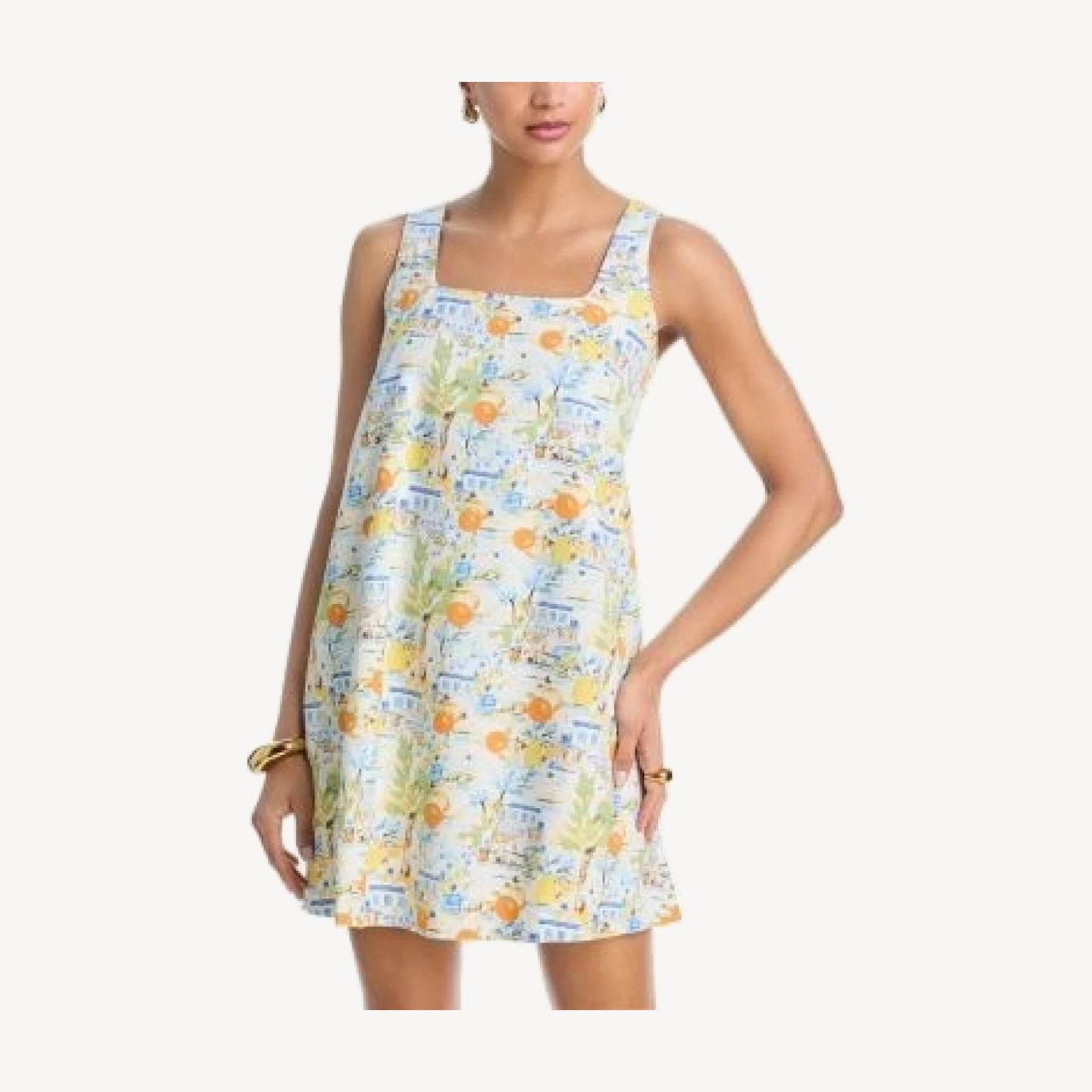 Aqua Beach Vacation Mini Dress - Exclusive