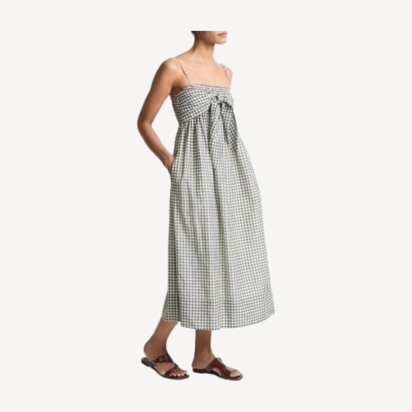 Vince Smocked Midi Dress
