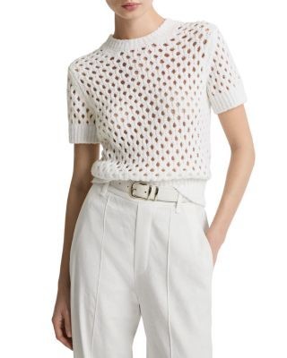 Vince Honeycomb Knit Top