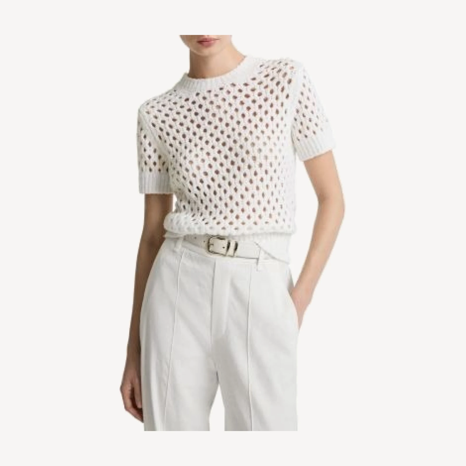 Vince Honeycomb Knit Top