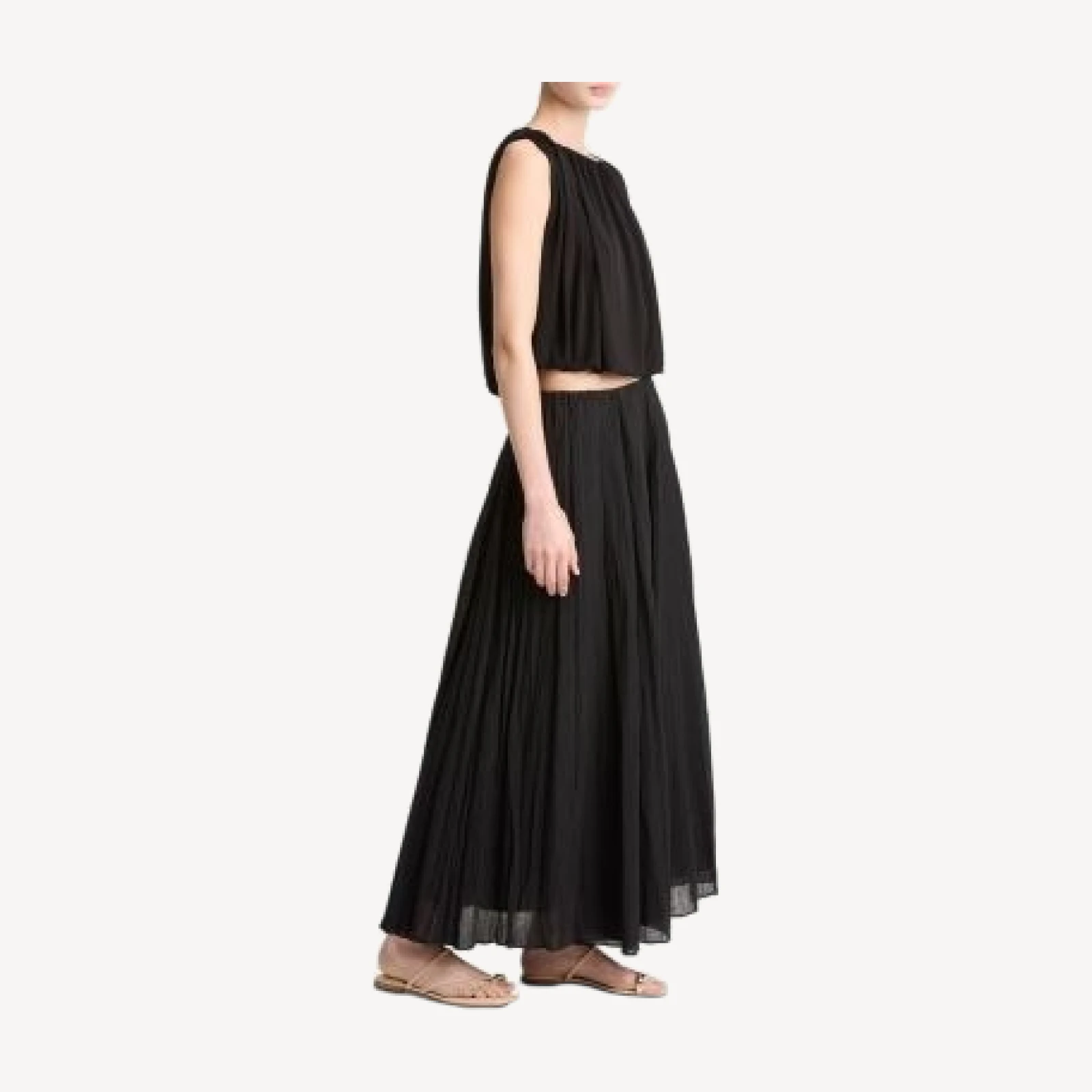 Vince Crinkle Maxi Skirt