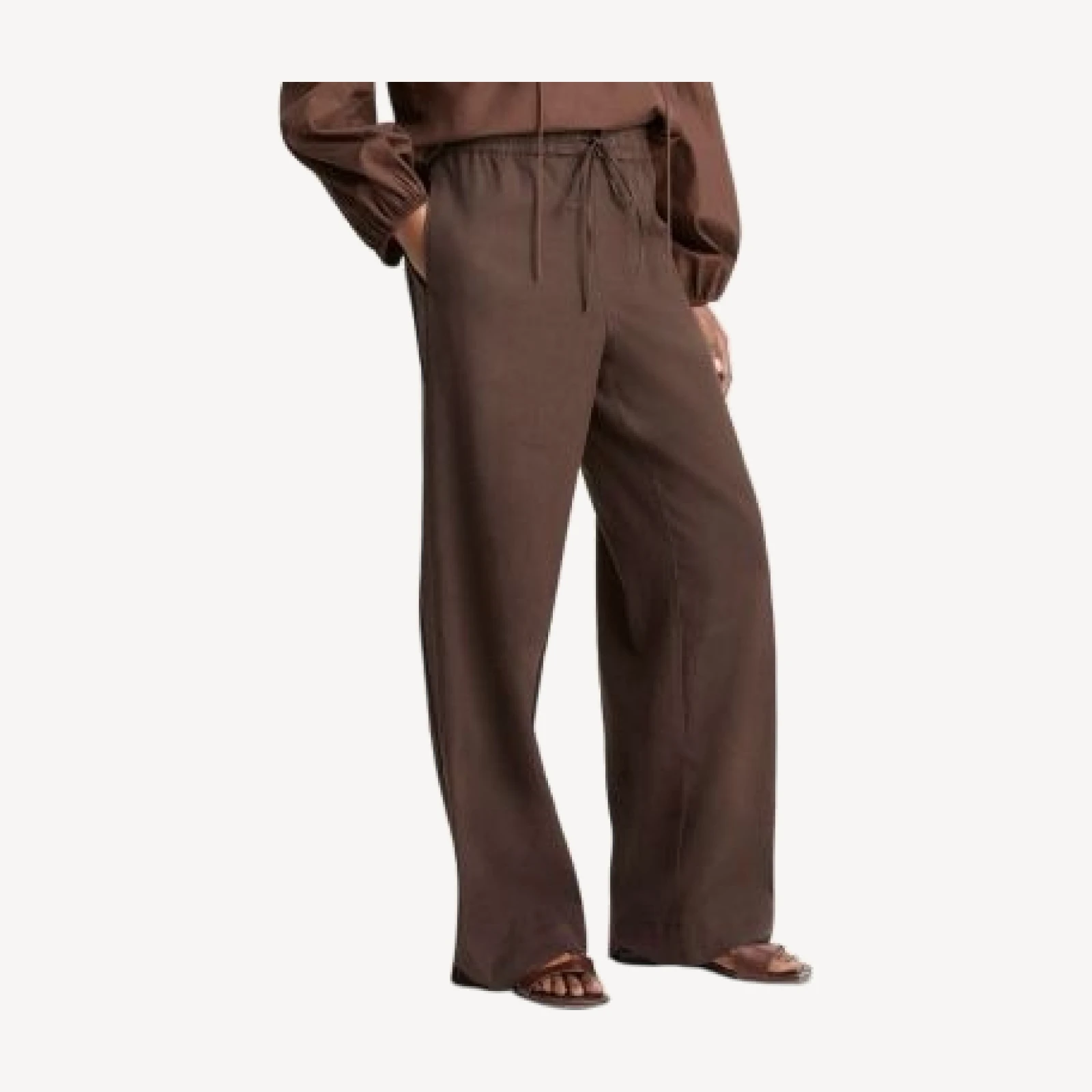 Vince Drawstring Mid Rise Pants