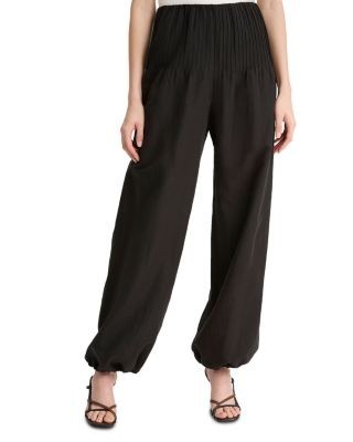Vince High Waist Pintuck Pants