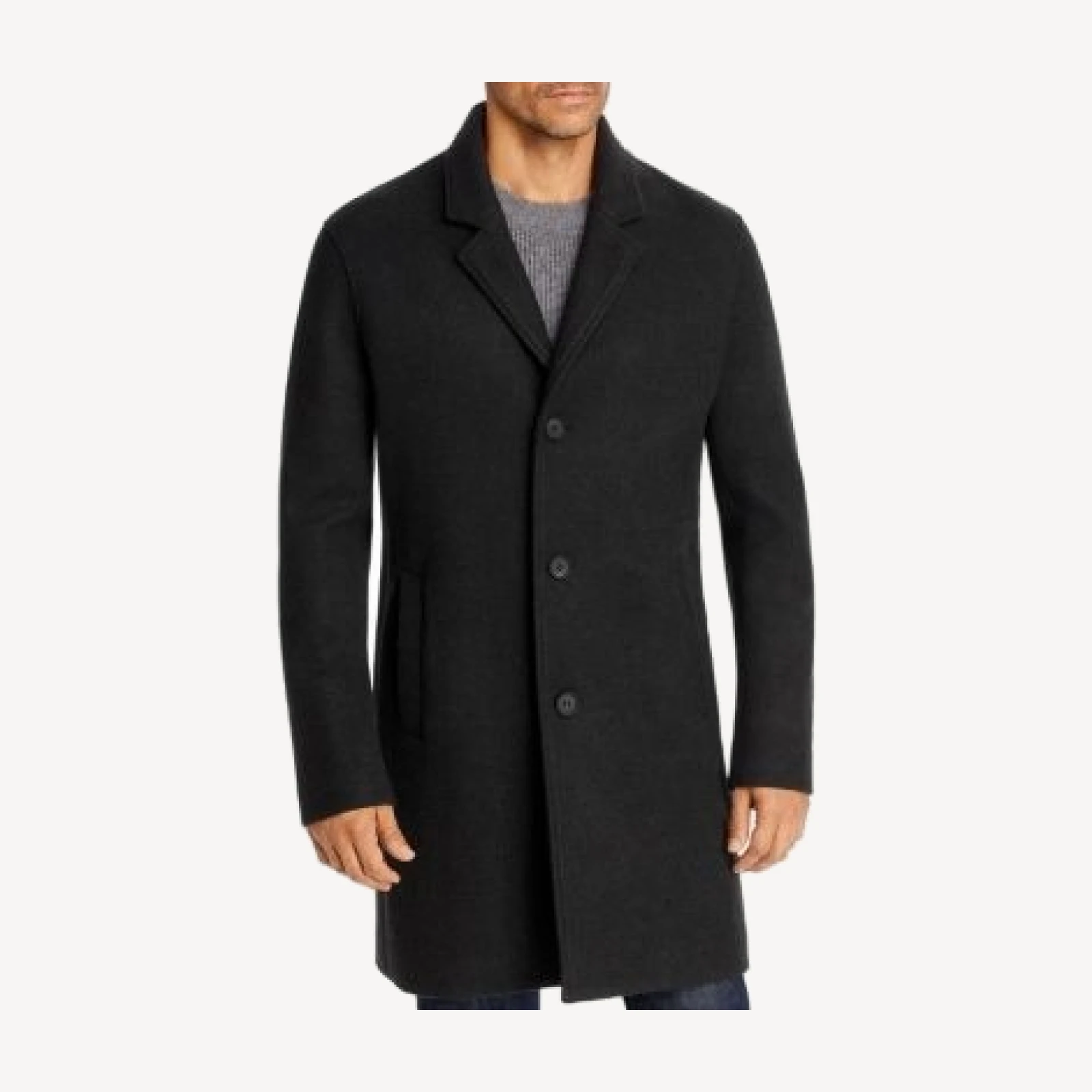 Cole Haan Single-Breasted Top Coat