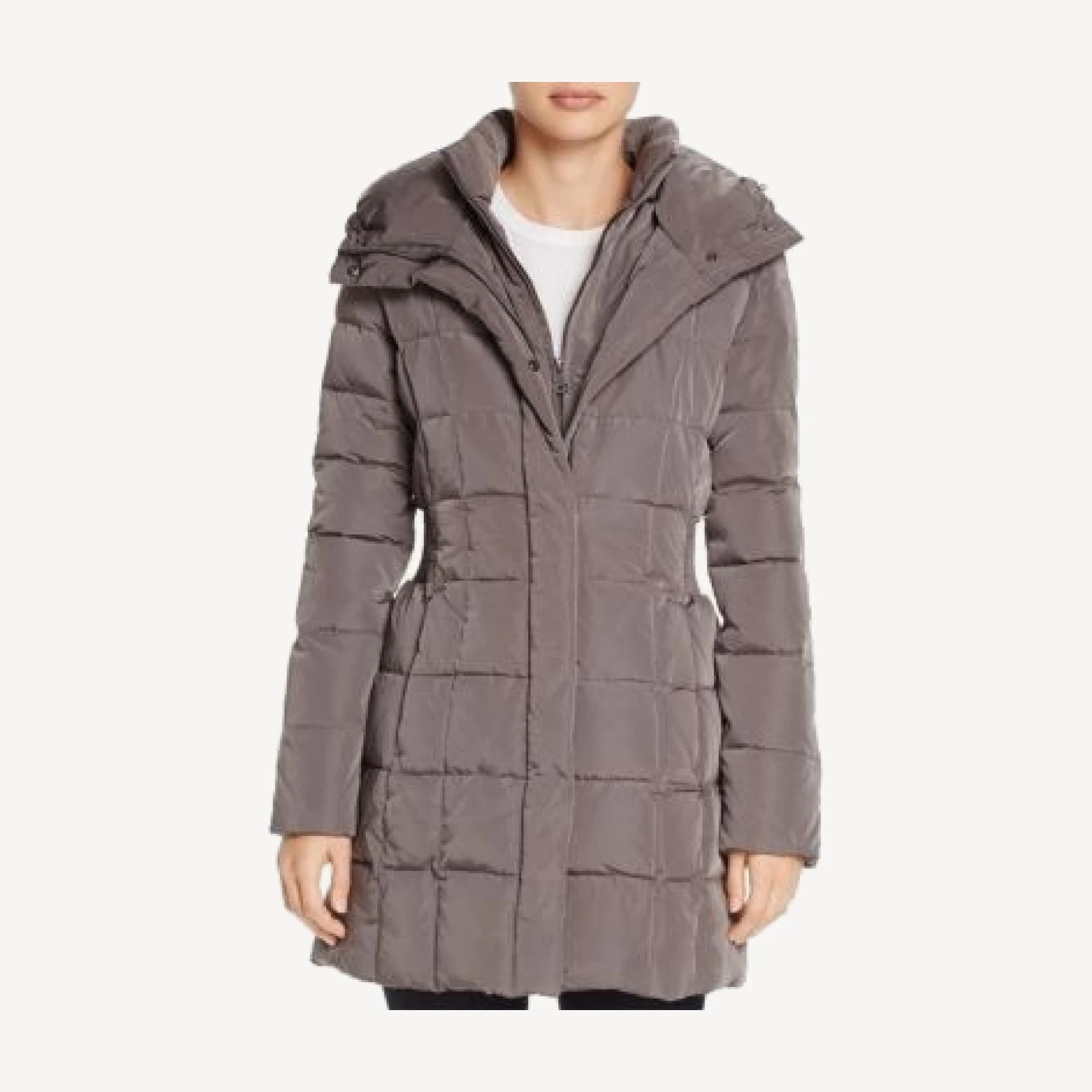 Cole Haan Zip-Front Puffer Coat
