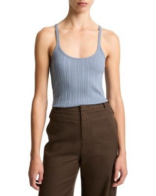 Vince Rib Knit Tank Top
