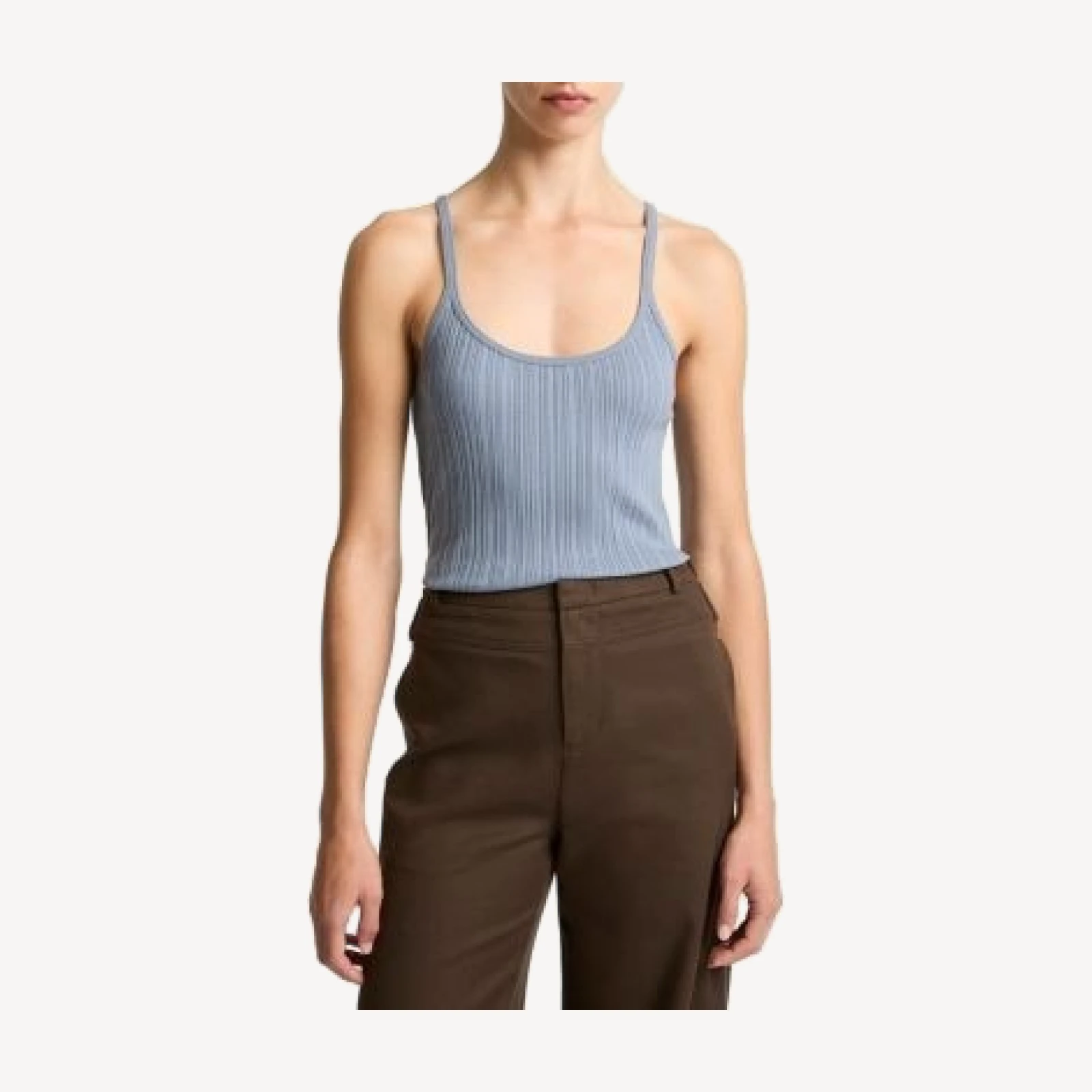 Vince Rib Knit Tank Top