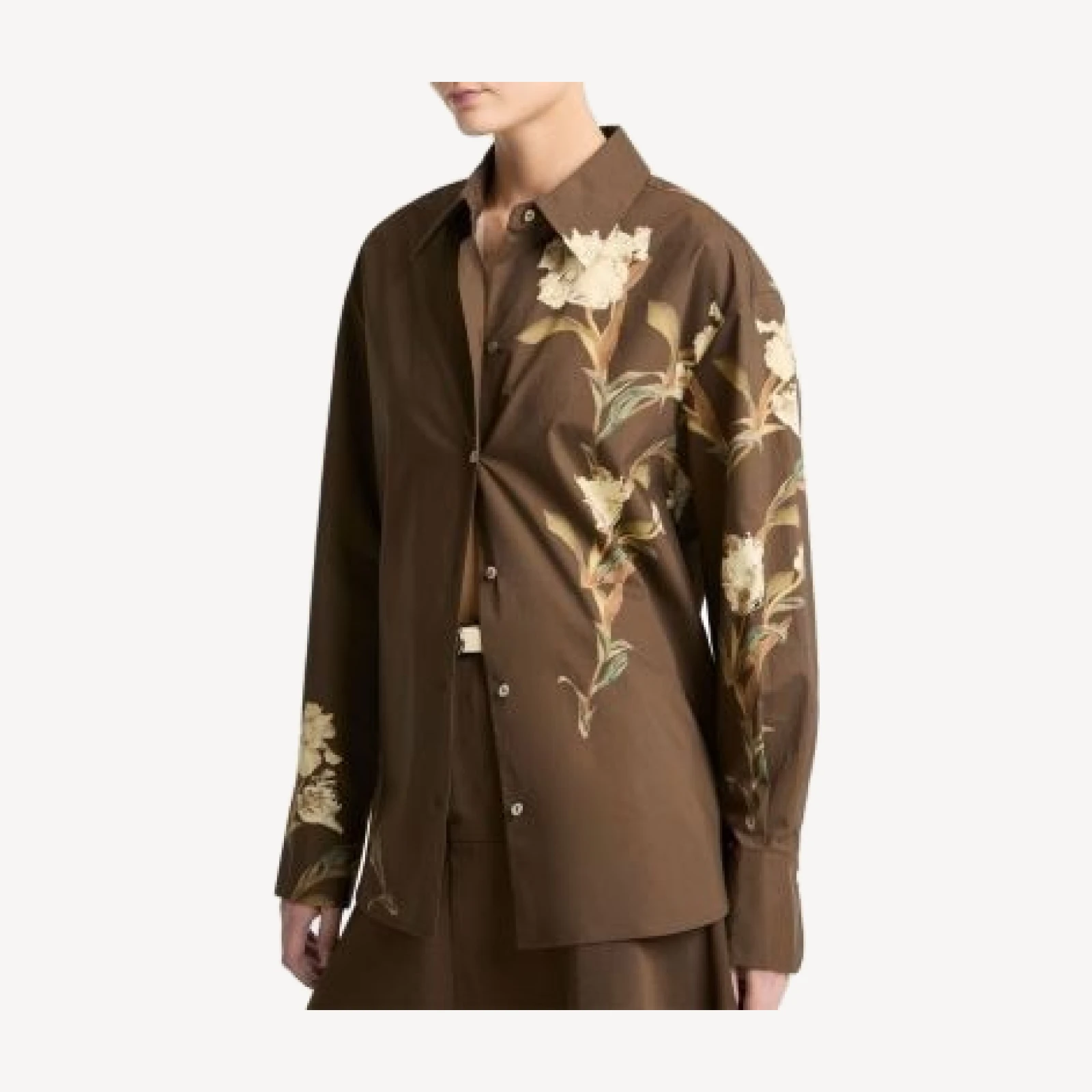 Vince Placement Print Button Front Shirt