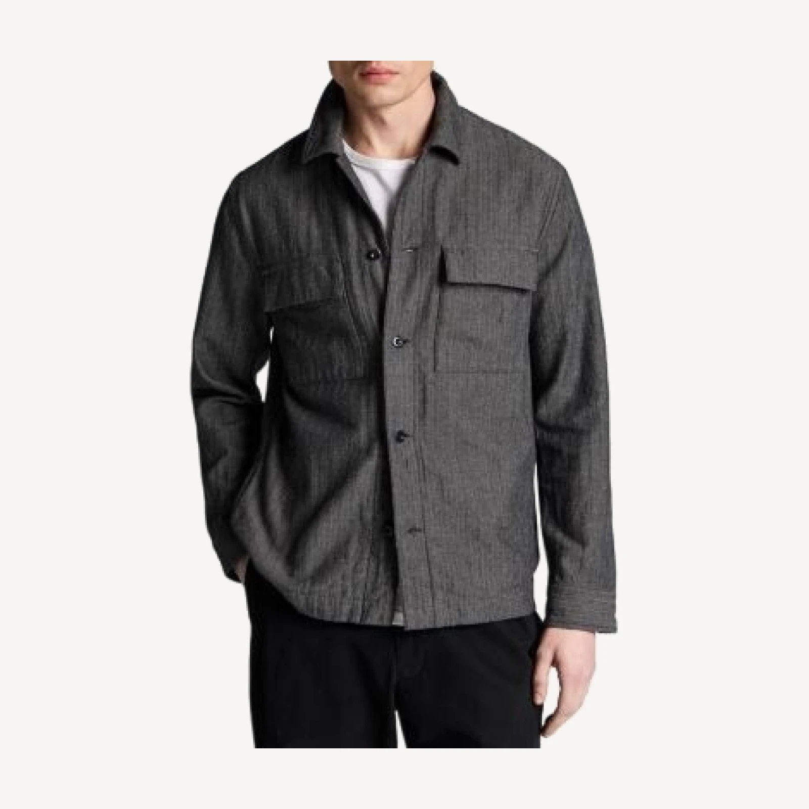 Vince Herringbone Overshirt