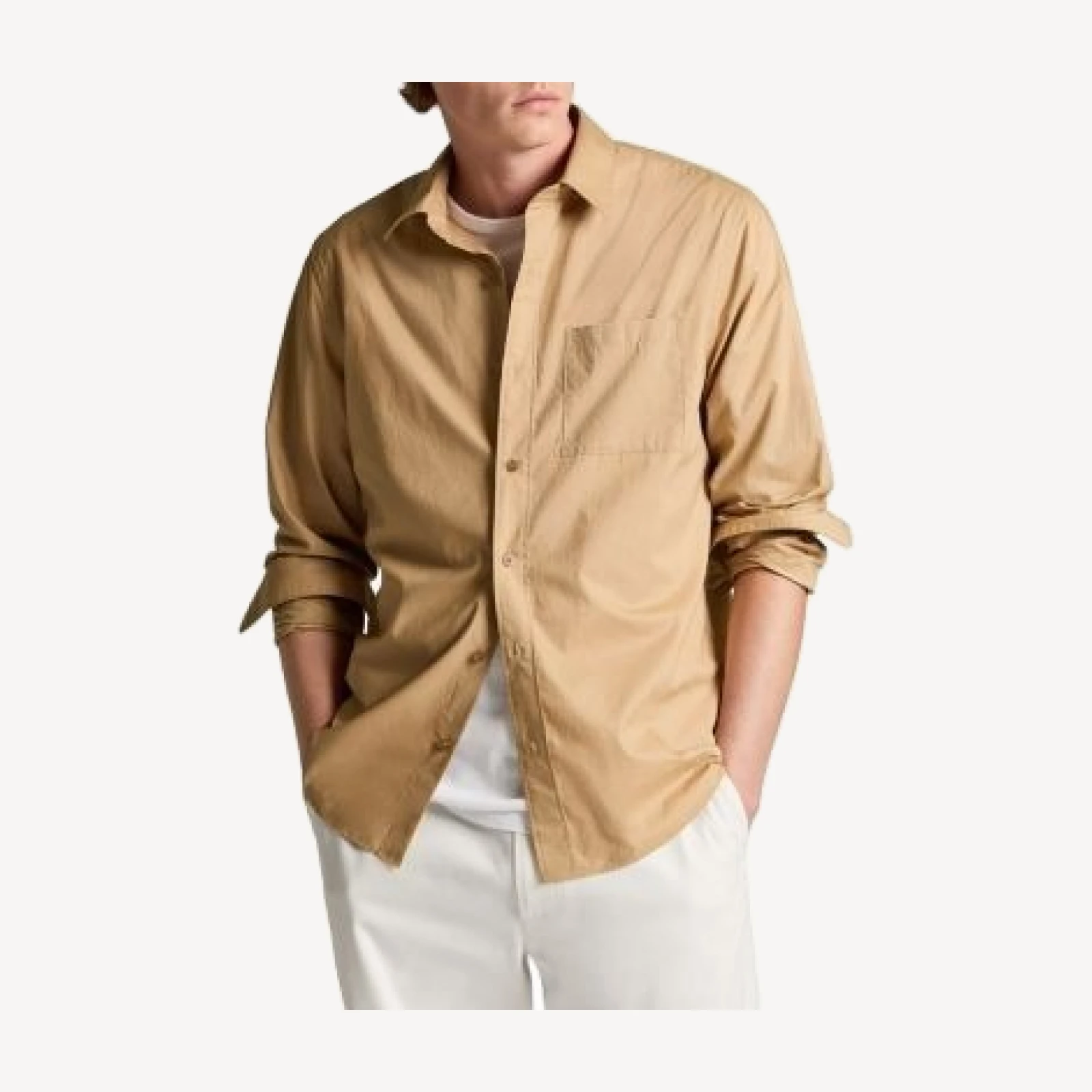 Vince Poplin Button Front Shirt