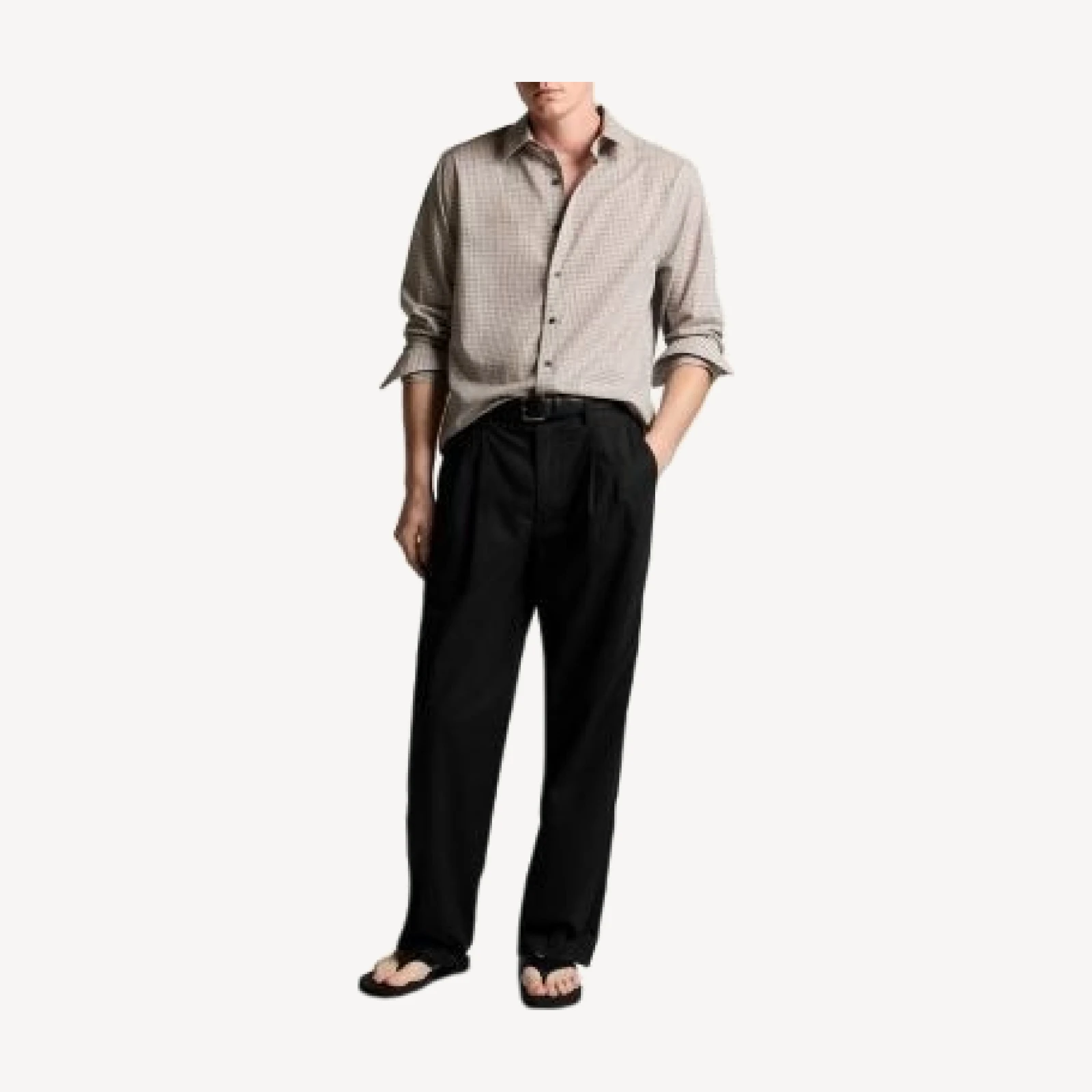 Vince Condor Plaid Long Sleeve Button Down Shirt