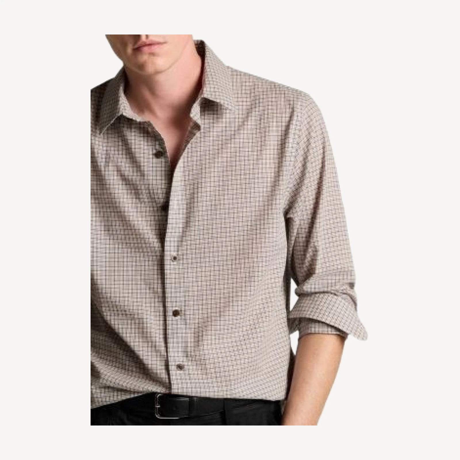 Vince Condor Plaid Long Sleeve Button Down Shirt