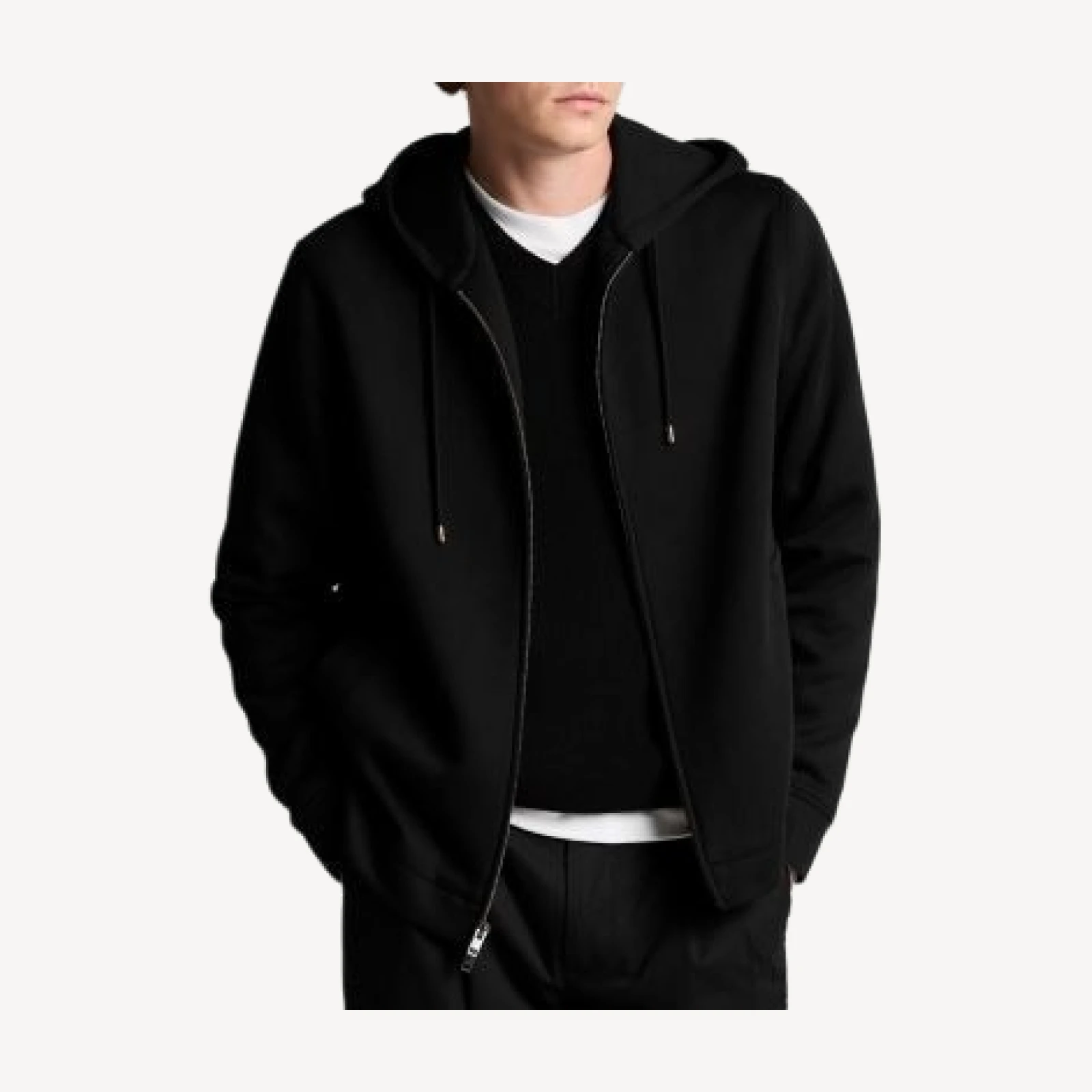 Vince Scuba Zip Up Hoodie