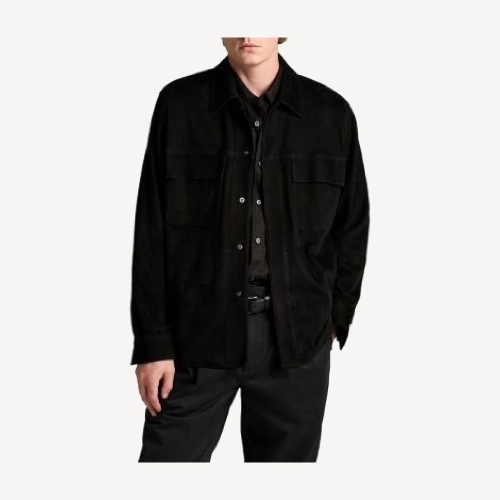 Vince Suede Shirt Jacket