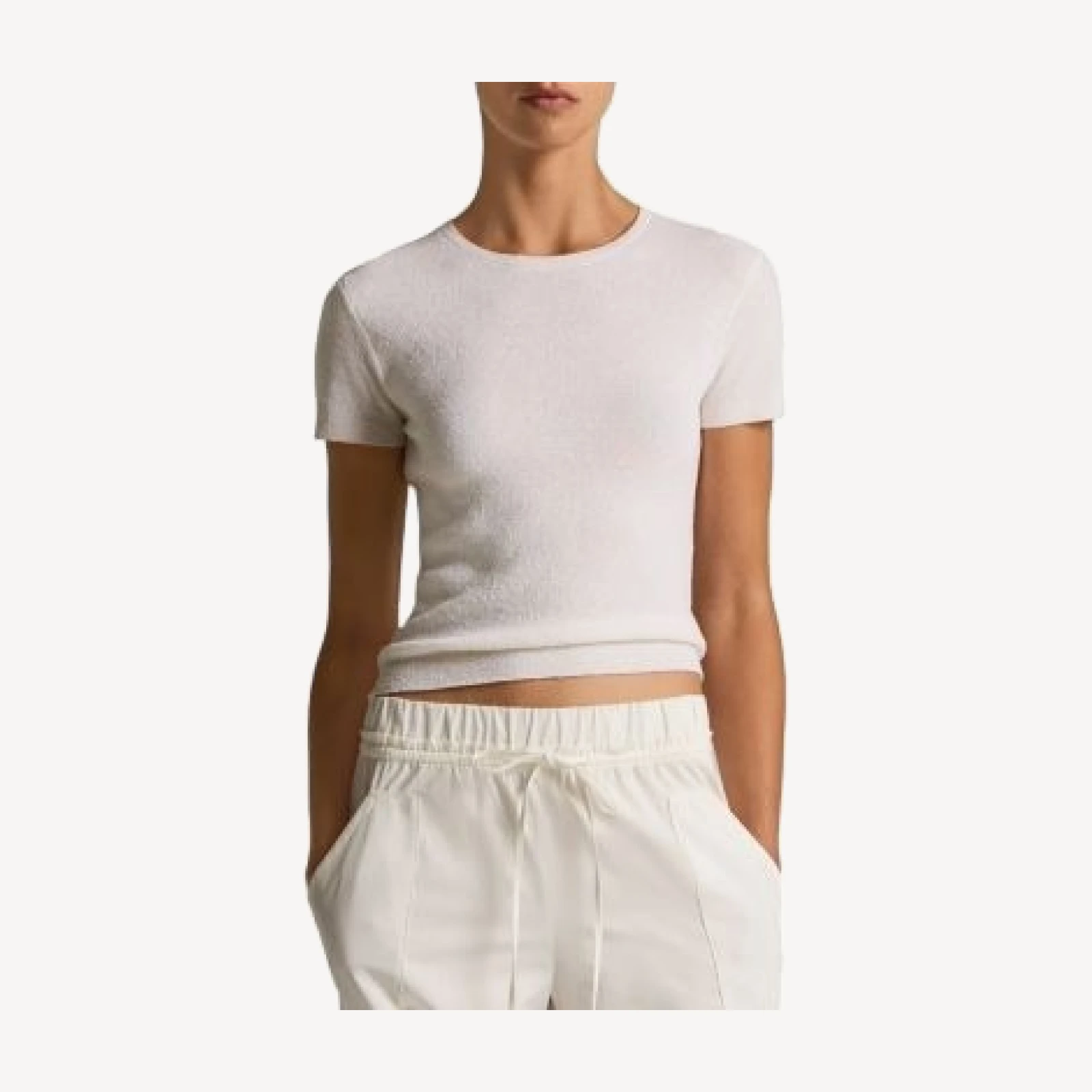 Vince Textured Crewneck Top