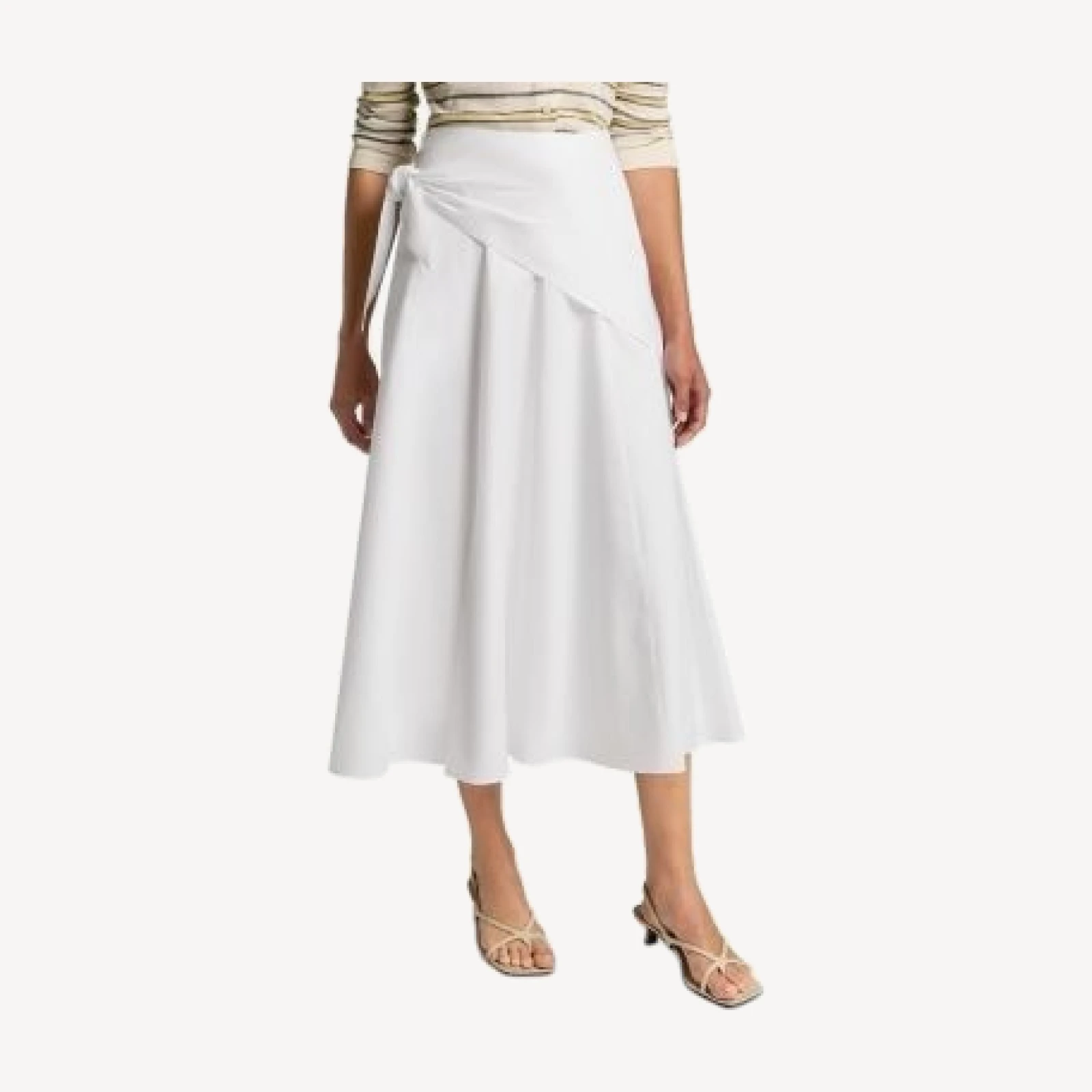 Vince Scarf Tie Skirt