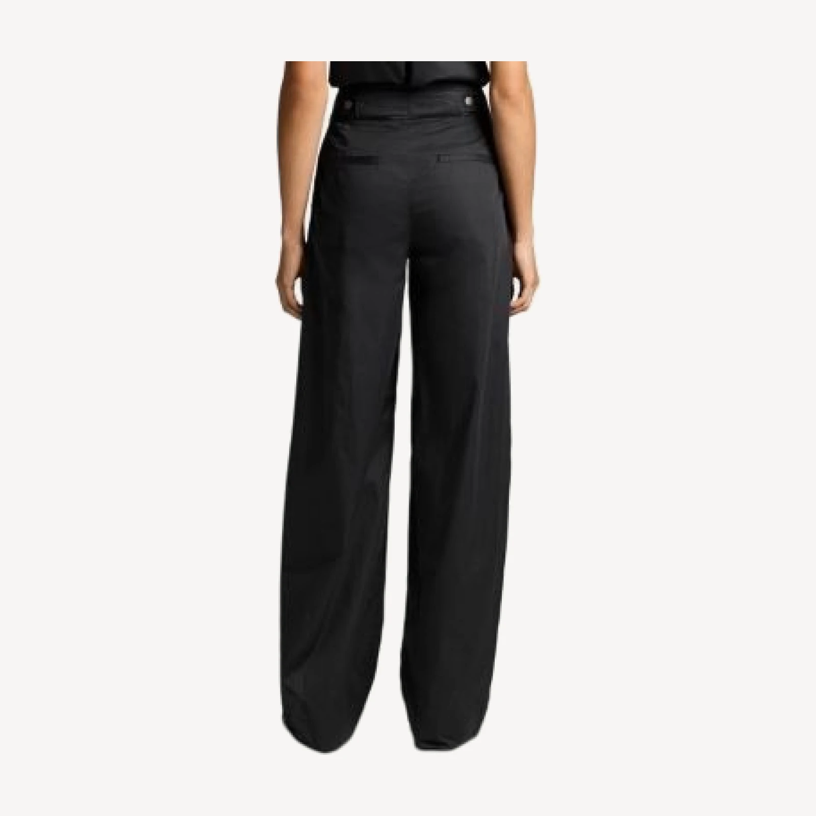 Vince Cotton High Rise Elastic Waist Pants