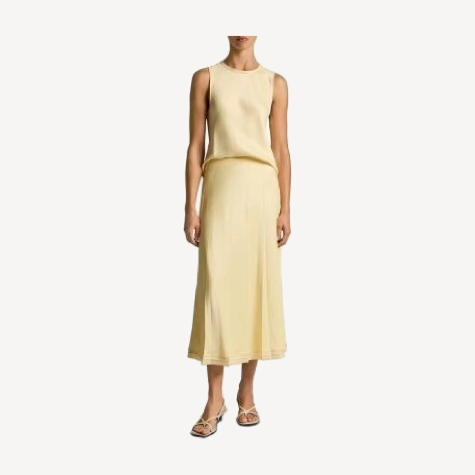 Vince Round Neck Sleeveless Top