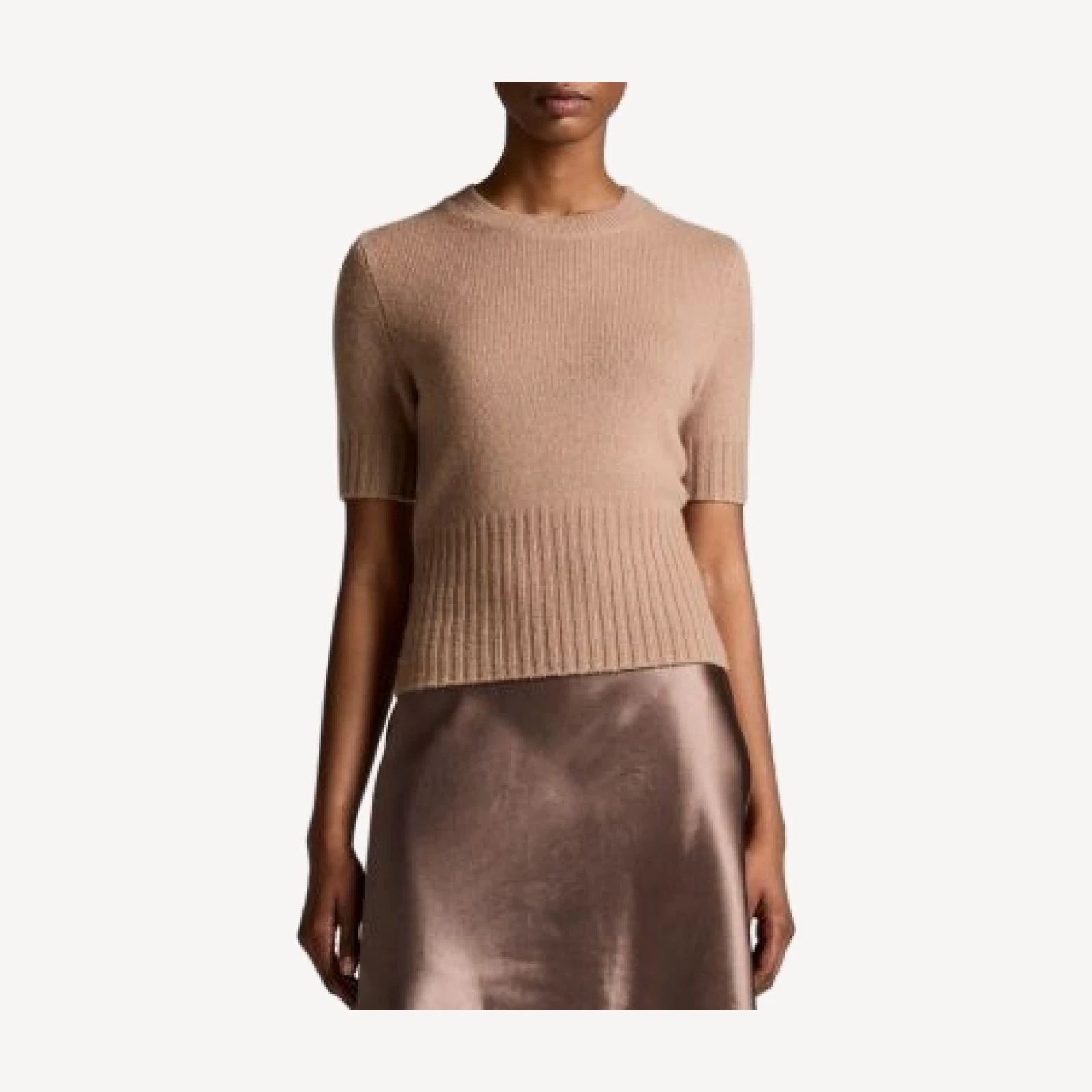 Vince Wool Cashmere Ribbed Sweater