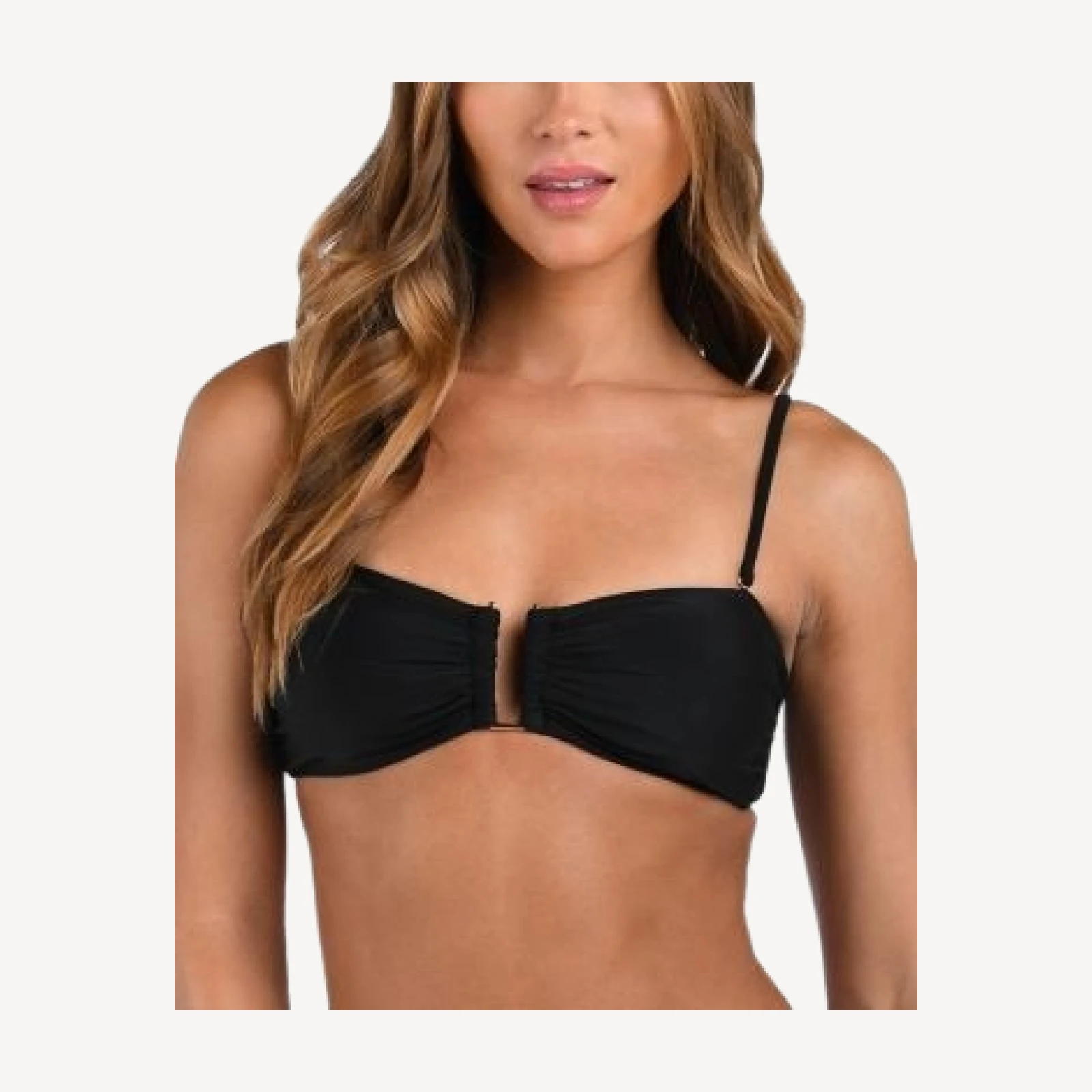 L'Agence Krysta Bandeau Swim Top