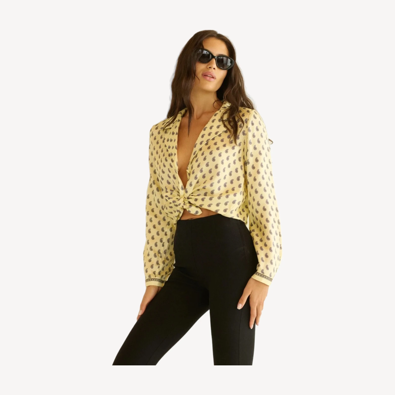 ELENE TOP -- SUNLIGHT TAORMINA PAISLEY