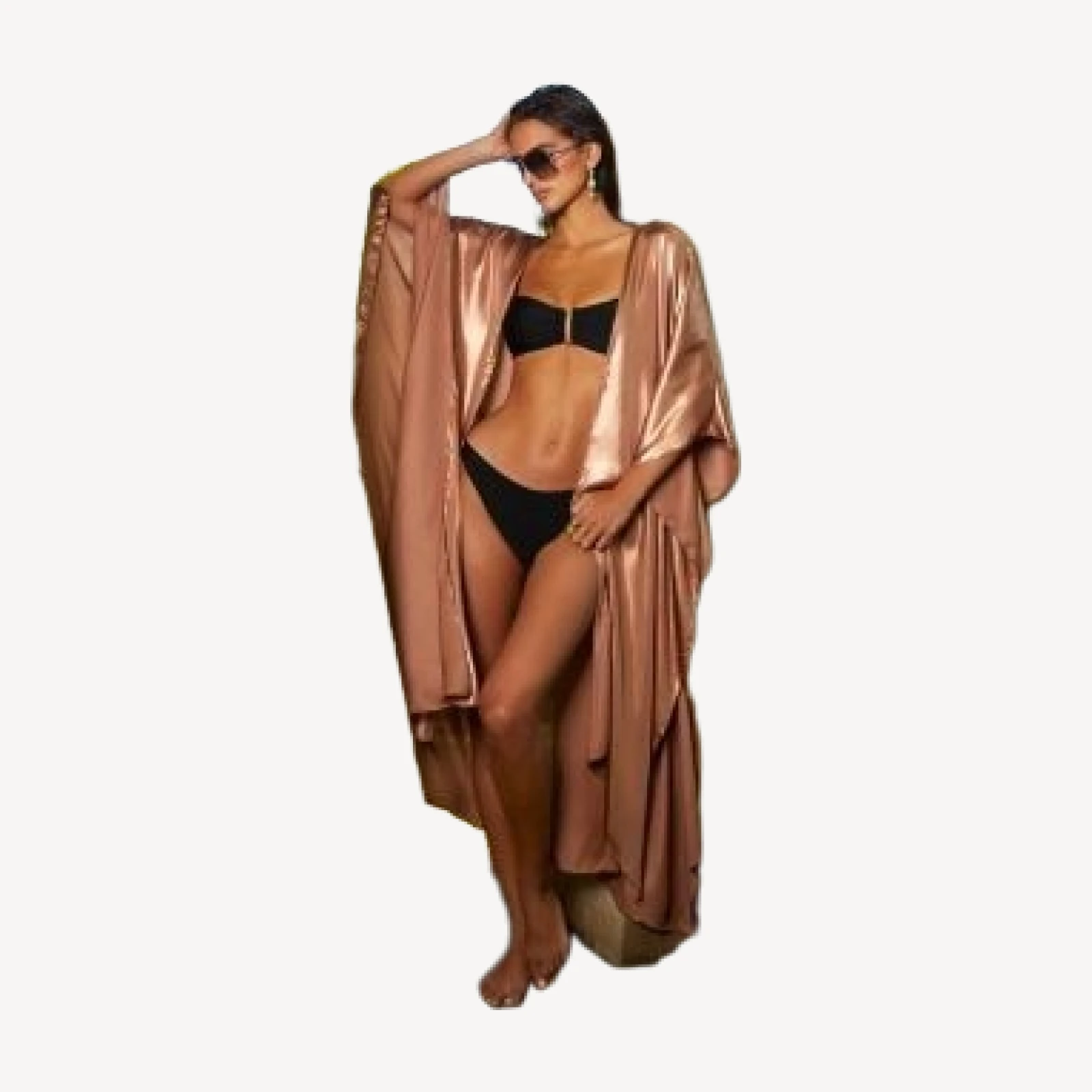 L'Agence Krysta Bandeau Swim Top
