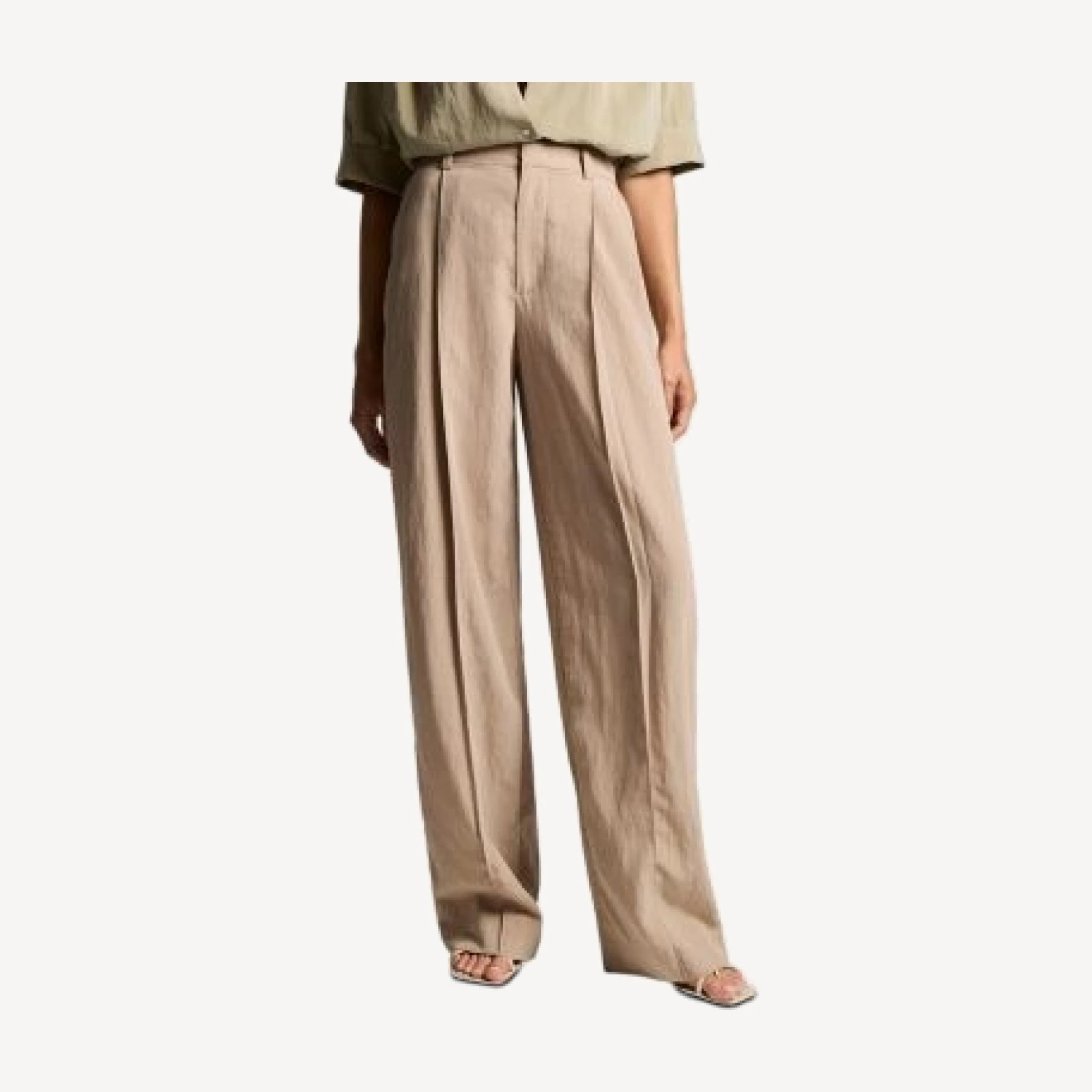 Vince High Waist Pleated Trousers