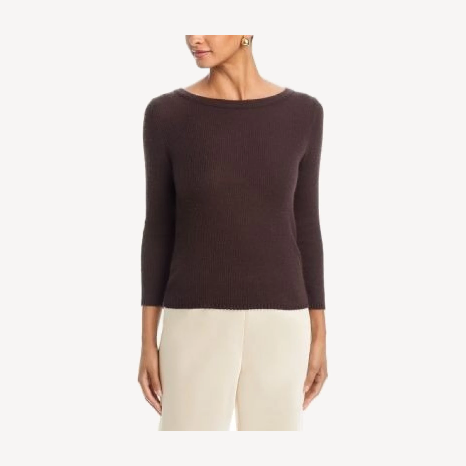 Vince Cashmere & Silk Ribbed Top