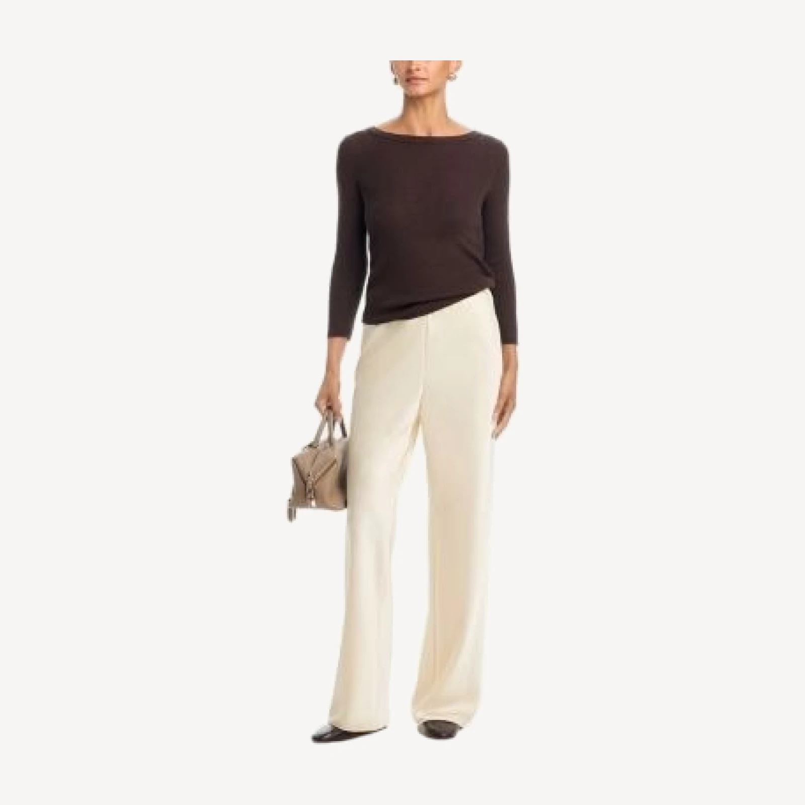 Vince Cashmere & Silk Ribbed Top