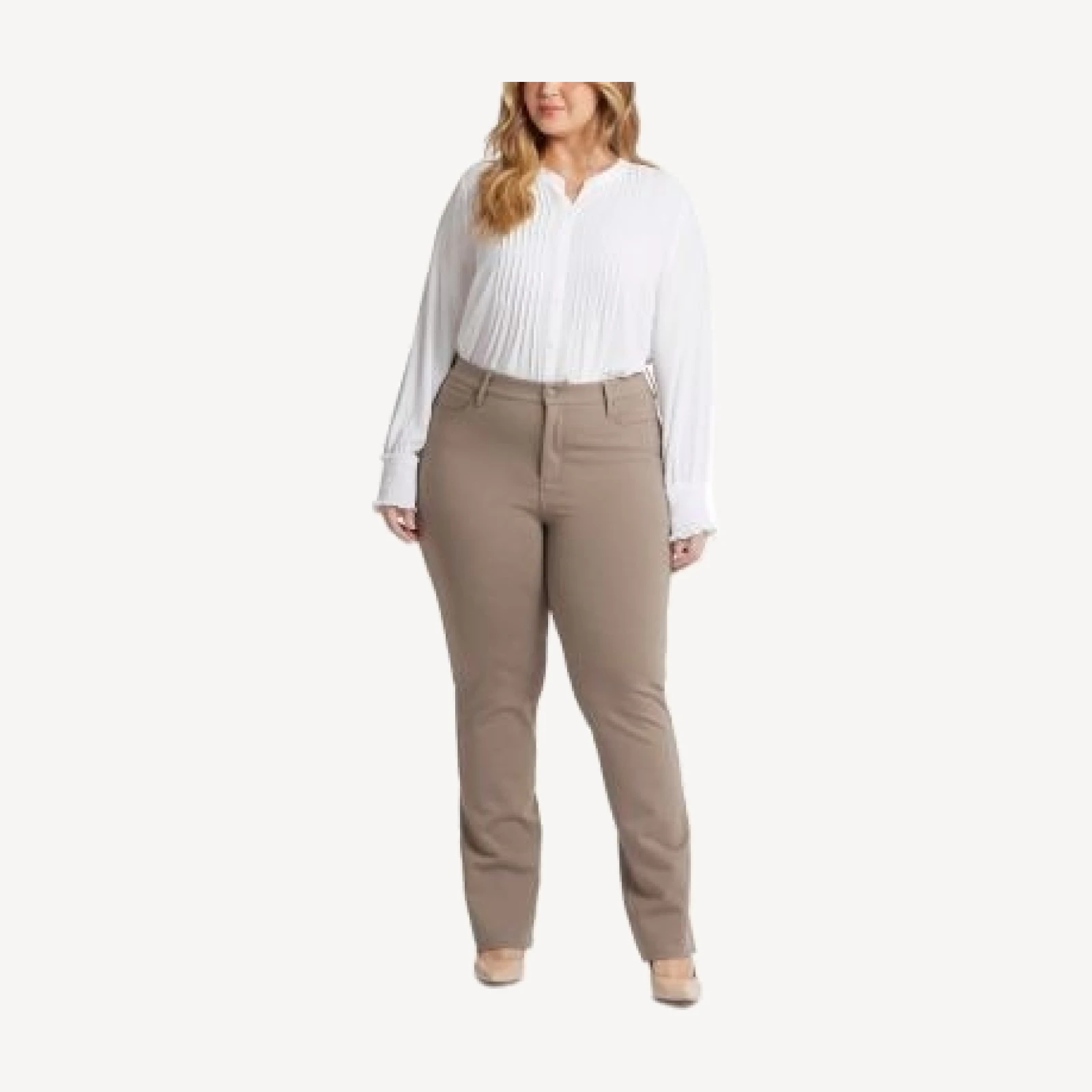Nydj Plus Marilyn Compression Ponte Straight Pants