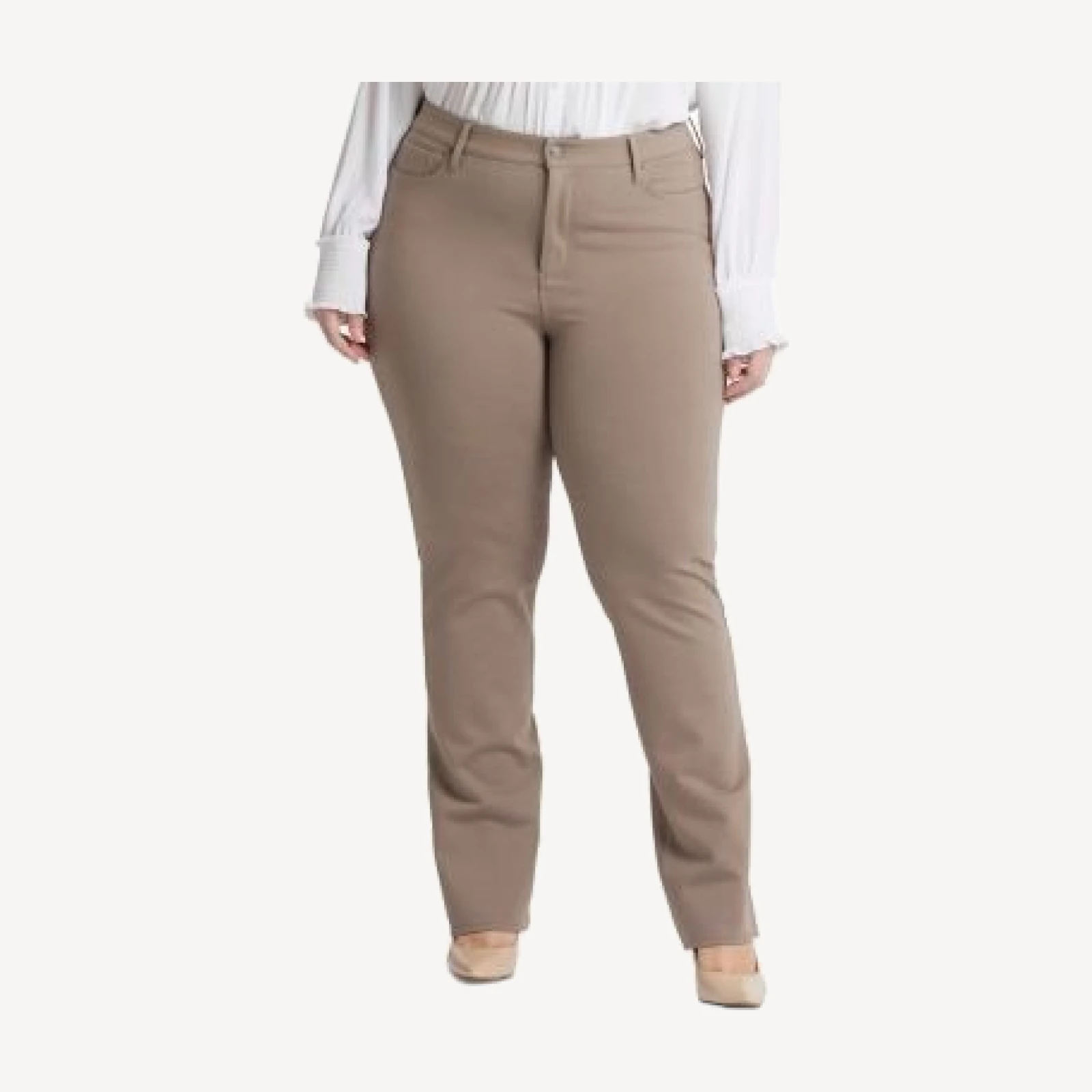 Nydj Plus Marilyn Compression Ponte Straight Pants