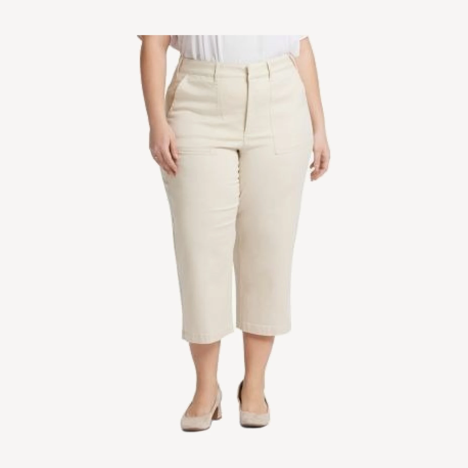 Nydj Plus Stretch Twill Utility Pants