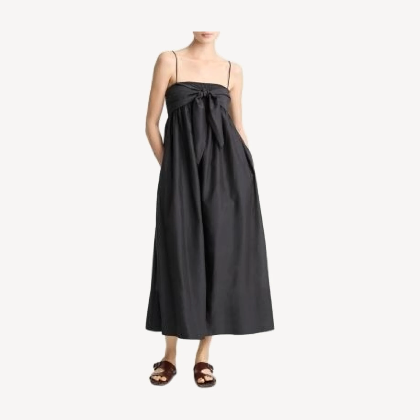 Vince Tie Smocked Cami Dress