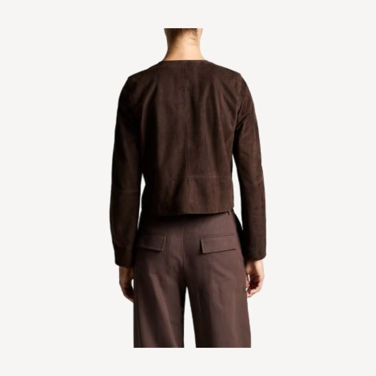 Vince Cropped Suede Jacket