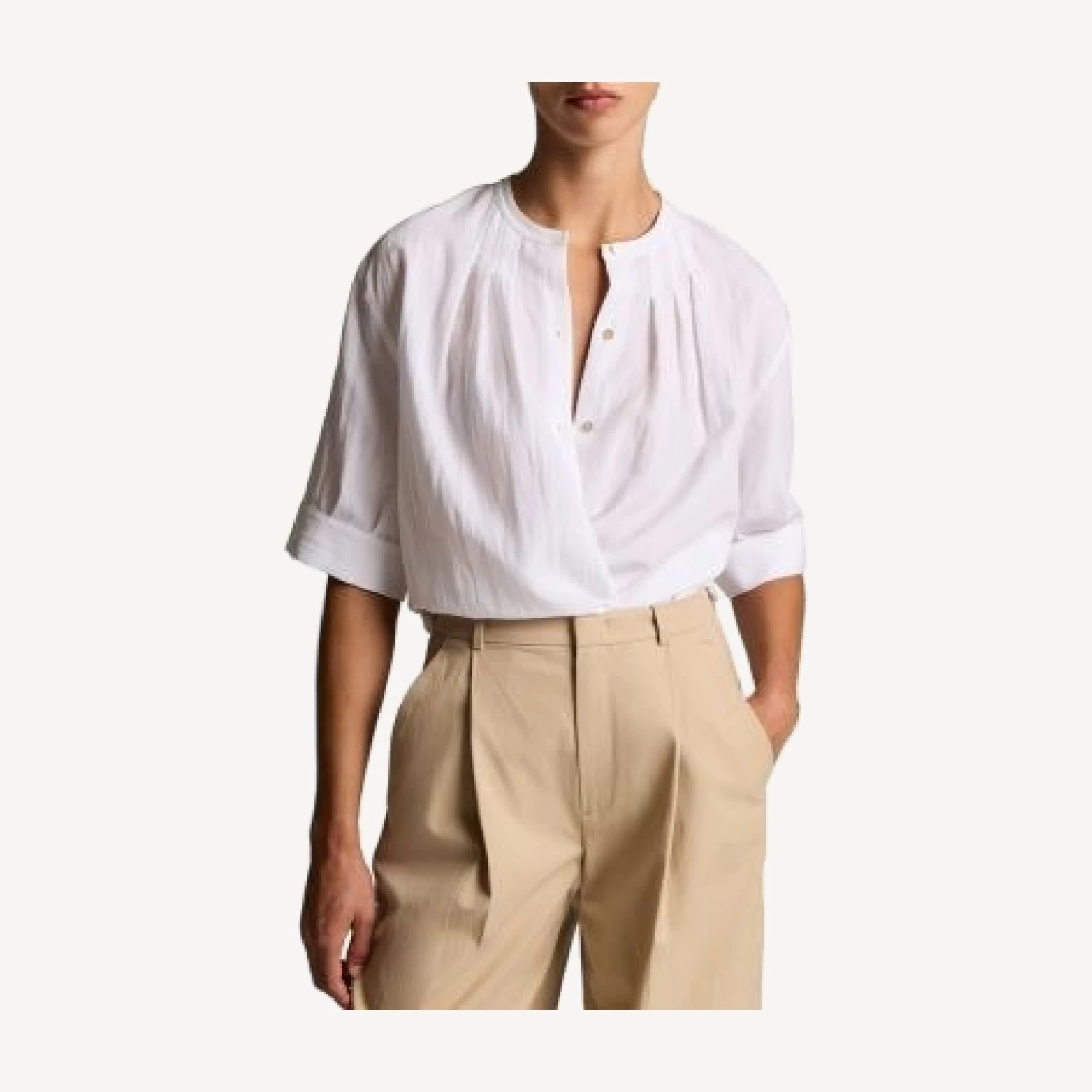 Vince Gathered A Line Shirt