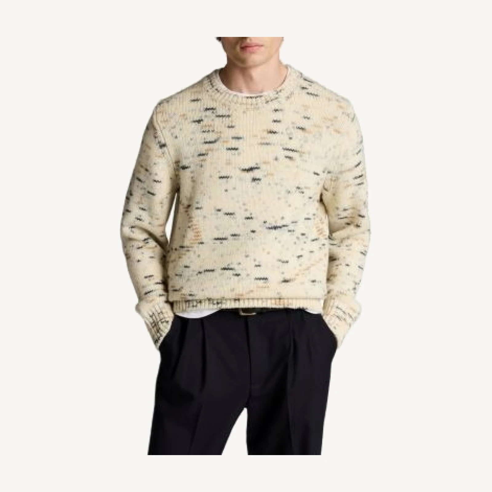 Vince Space Dye Wool Crewneck Sweater