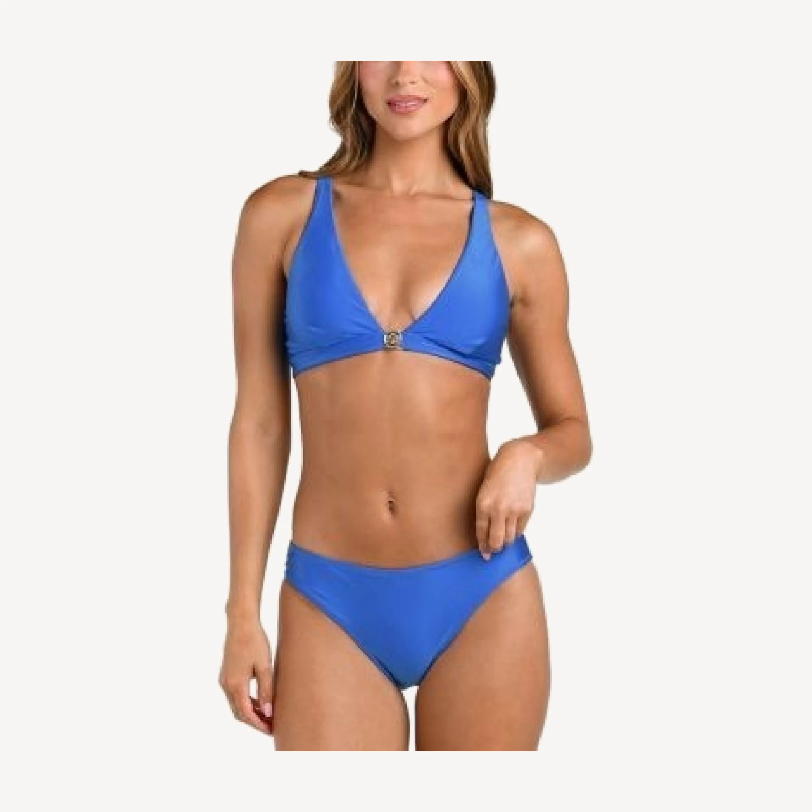 L'Agence Nicole Shimmer Classic Bikini Bottom