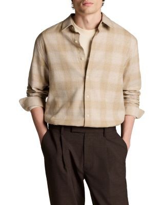 Vince Ballow Plaid Cotton Shirt
